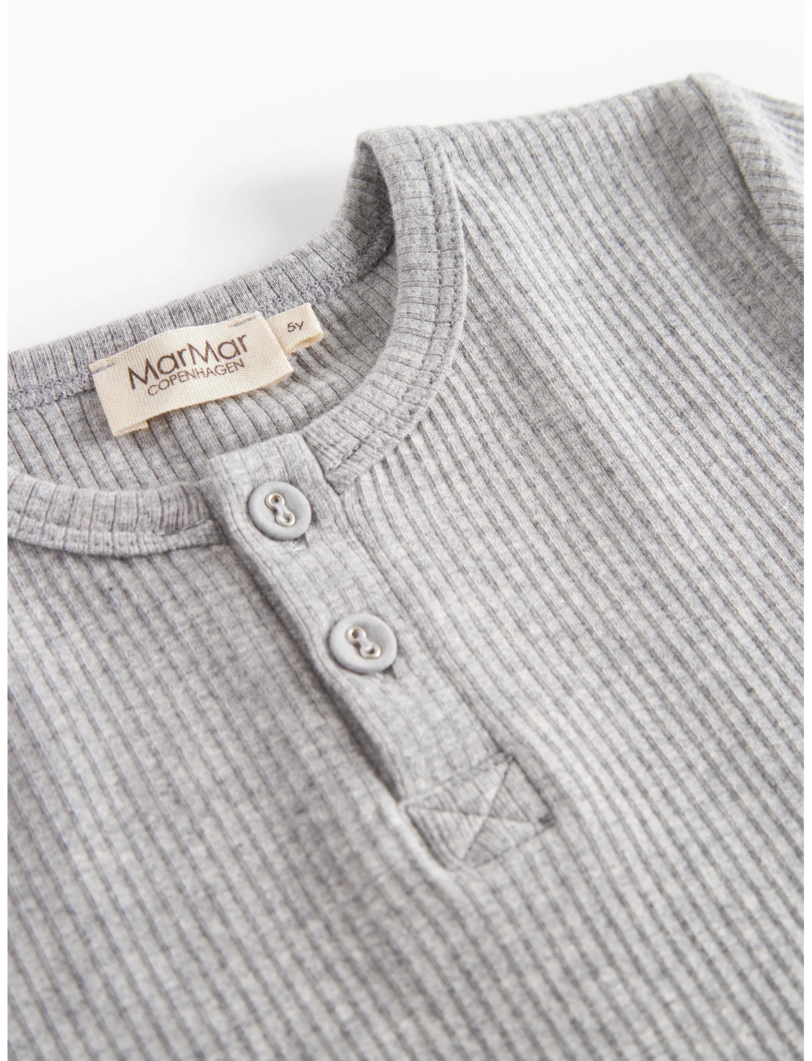 MarMar Copenhagen - Tee SS - light grey melange - 2