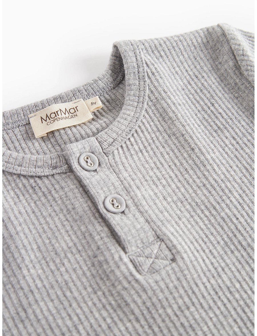 MarMar Copenhagen - Tee SS - lühikeste varrukatega t-särgid - light grey melange - 2