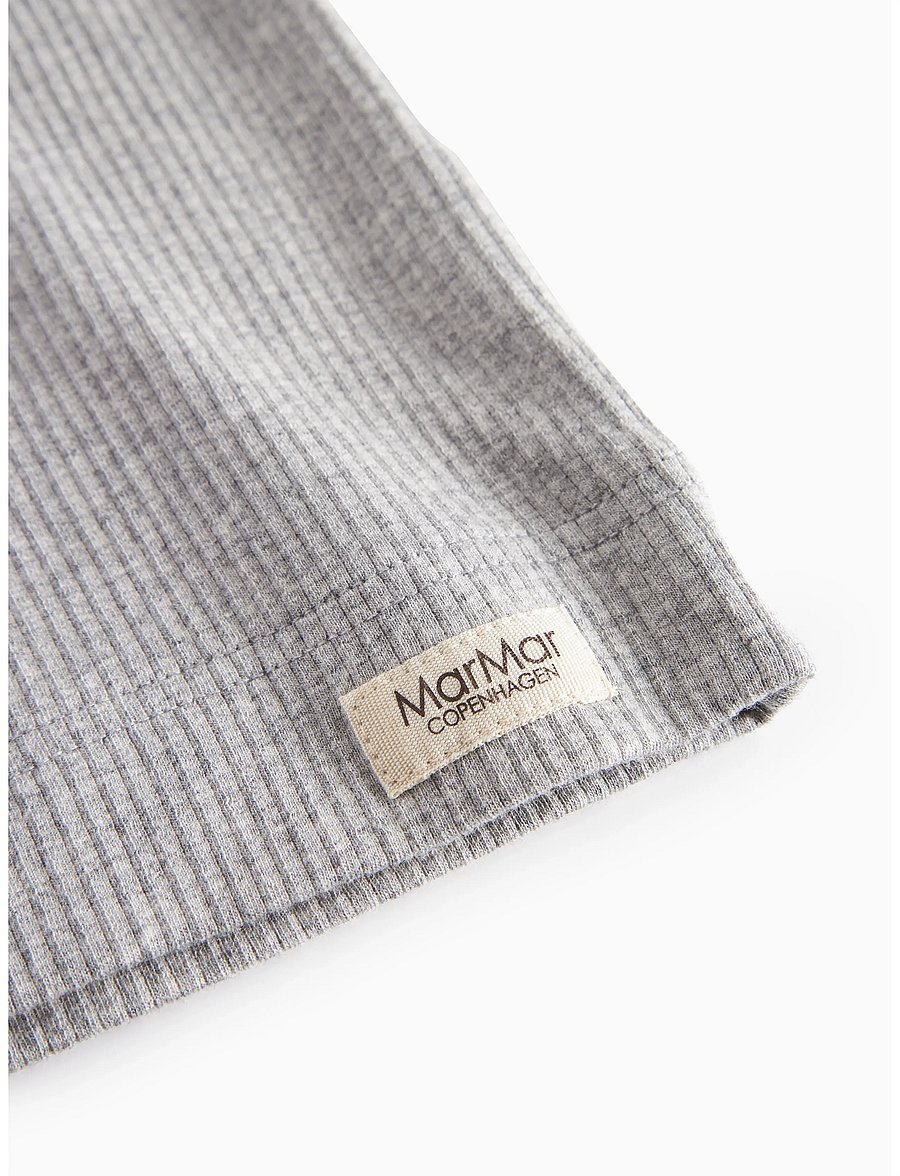 MarMar Copenhagen - Tee SS - lühikeste varrukatega t-särgid - light grey melange - 3