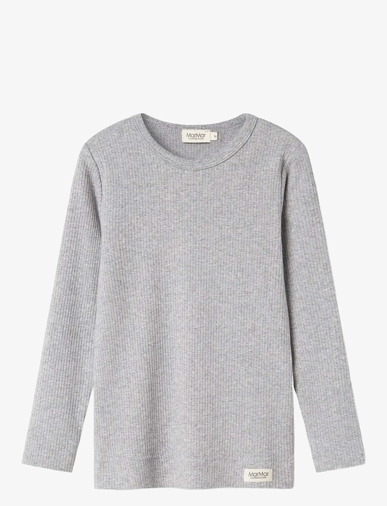 MarMar Copenhagen - Plain Tee LS - langärmelig - light grey melange - 1