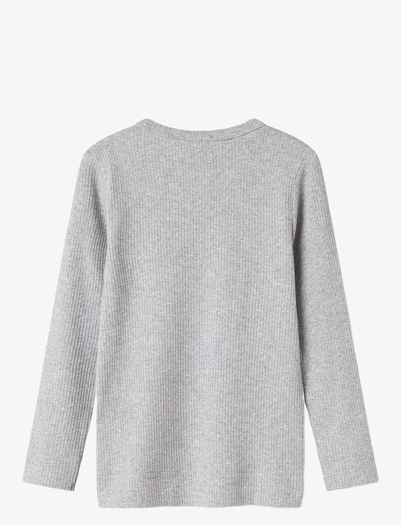 MarMar Copenhagen - Plain Tee LS - langärmelig - light grey melange - 2