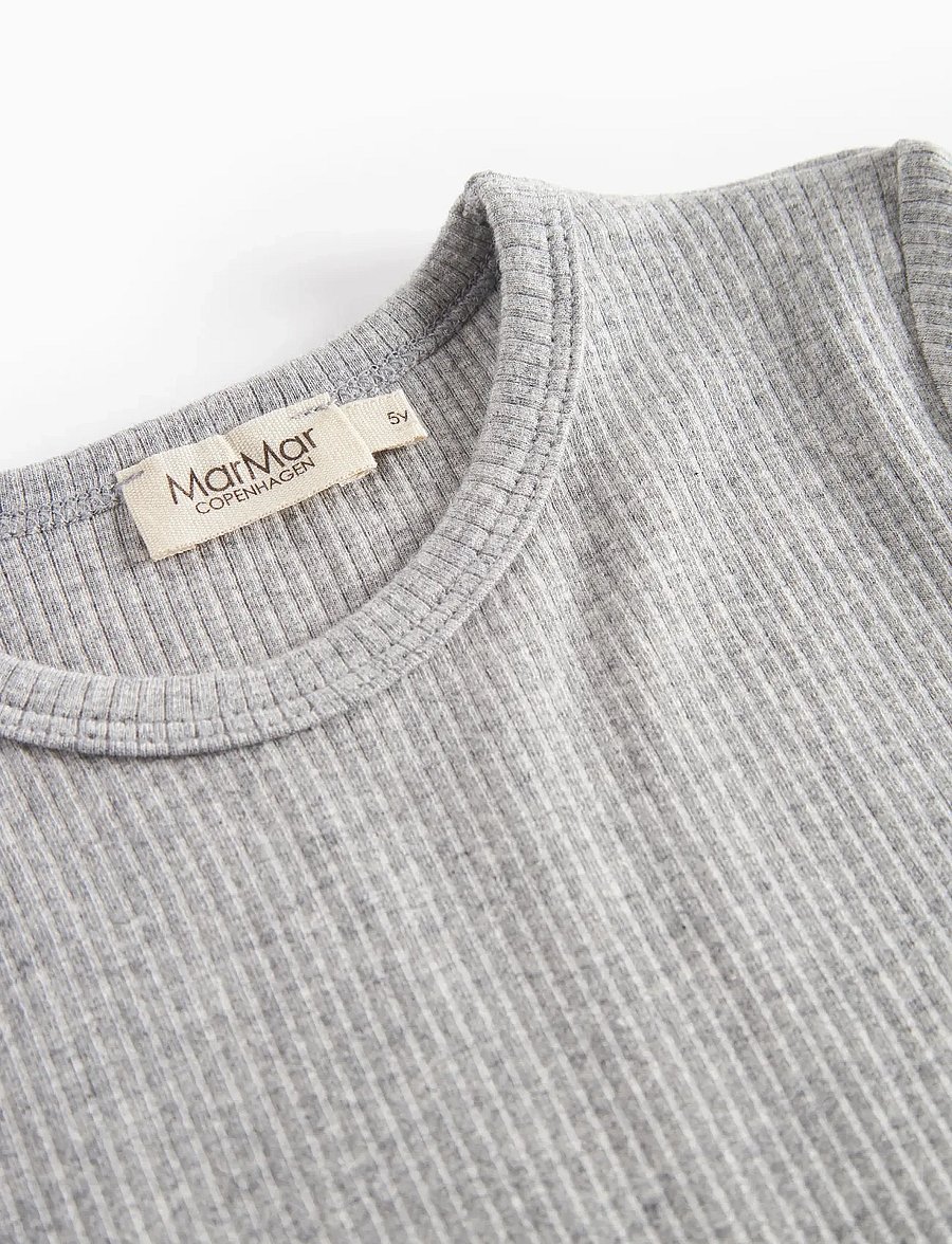 MarMar Copenhagen - Plain Tee LS - langärmelig - light grey melange - 4