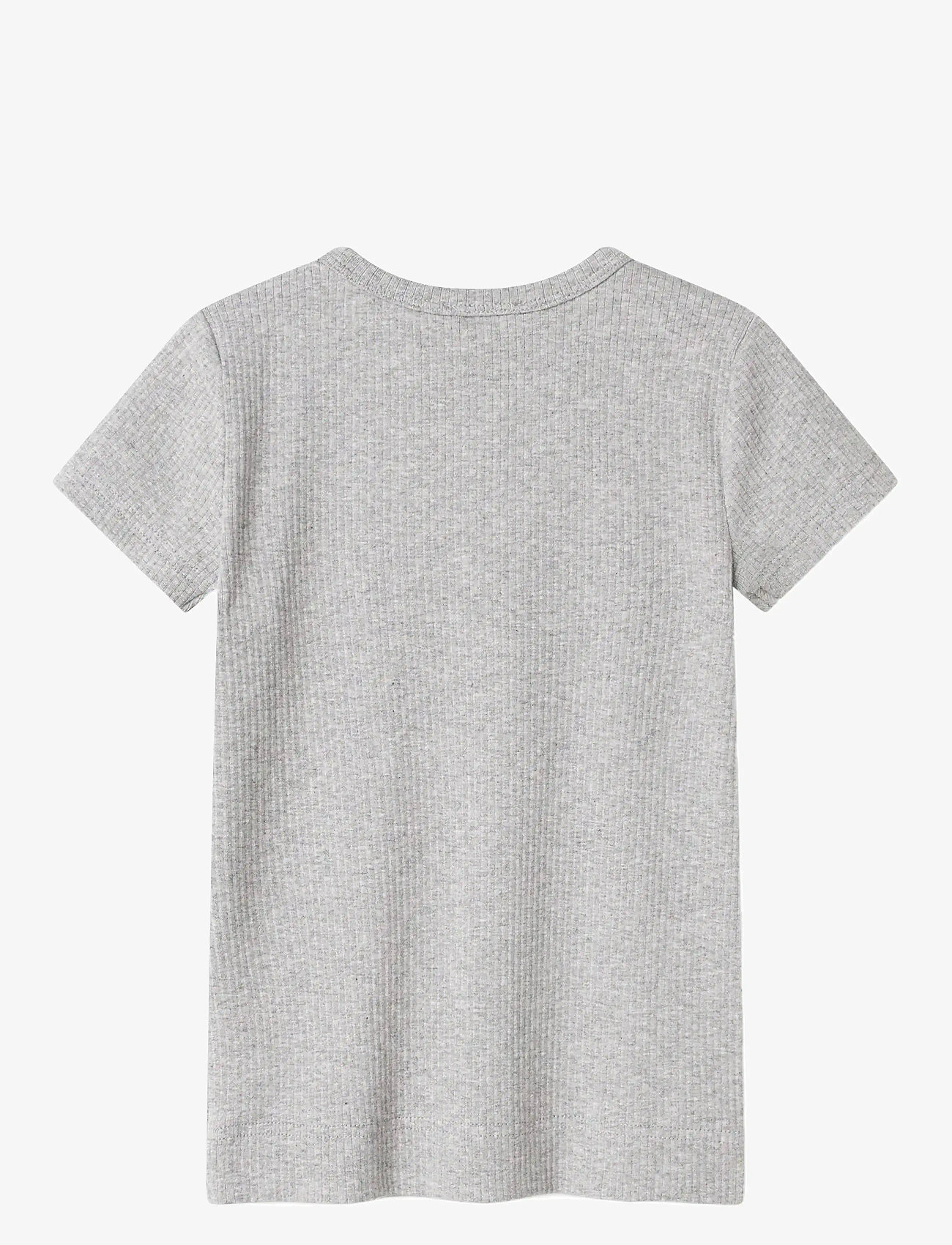 MarMar Copenhagen - Plain Tee SS - kortærmede t-shirts - light grey melange - 1