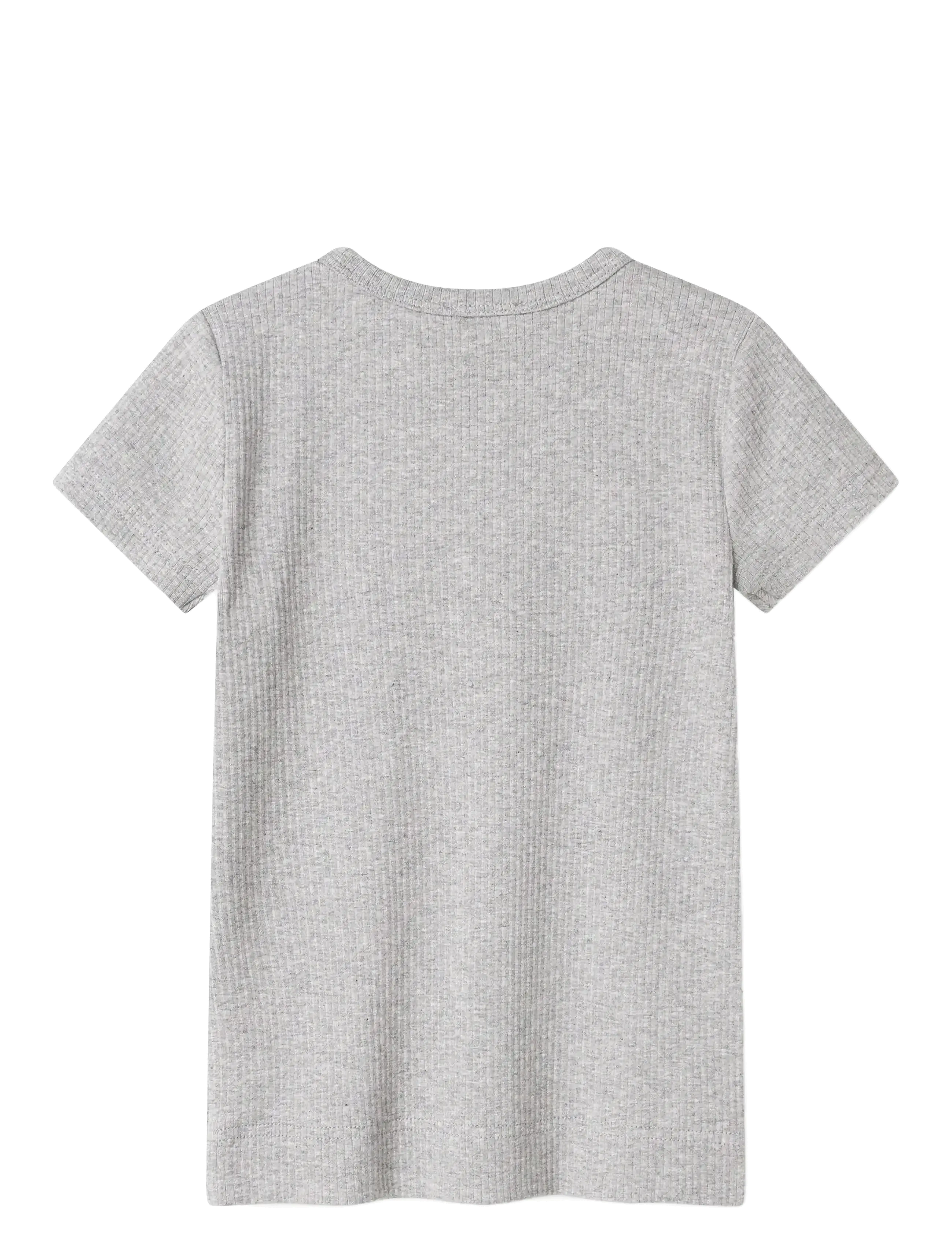 MarMar Copenhagen - Plain Tee SS - stutterma bolir - light grey melange - 1