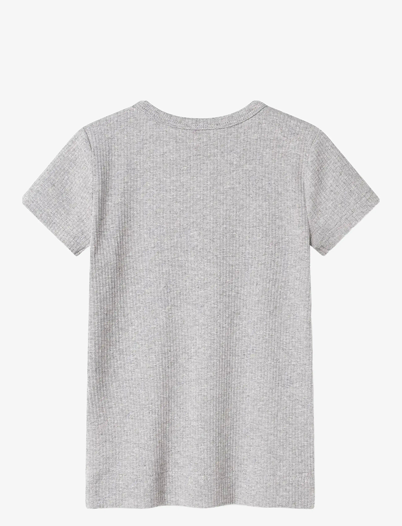MarMar Copenhagen - Plain Tee SS - kortærmede t-shirts - light grey melange - 2