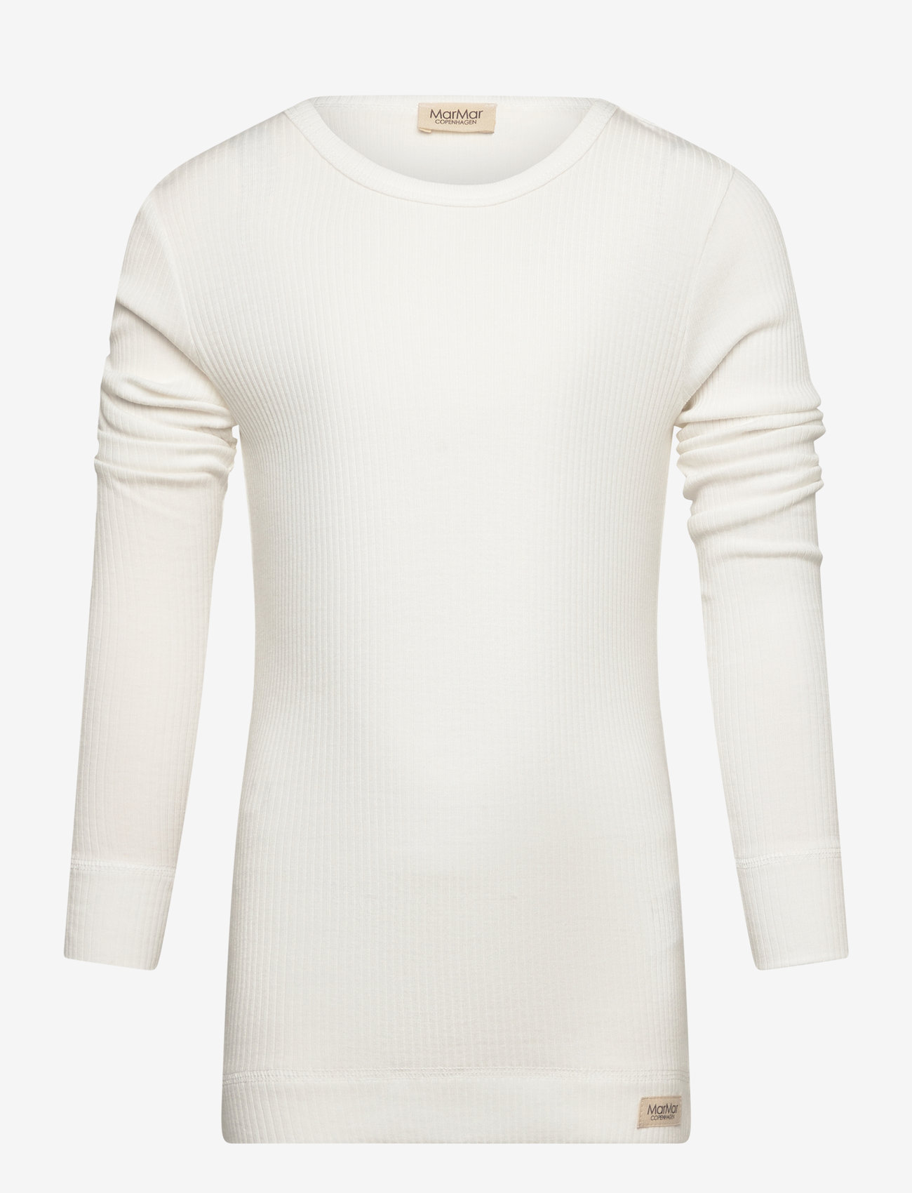 MarMar Copenhagen - Plain Tee LS - gentle white - 2