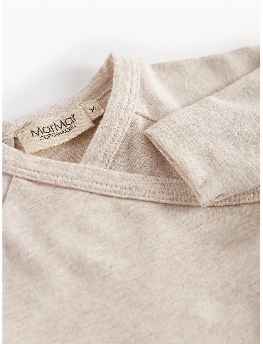 MarMar Copenhagen - Belita - långärmade bodies - light beige mel. - 2