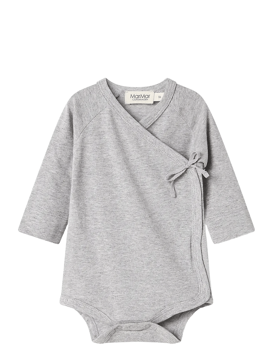MarMar Copenhagen - Belita - långärmade bodies - light grey melange - 0