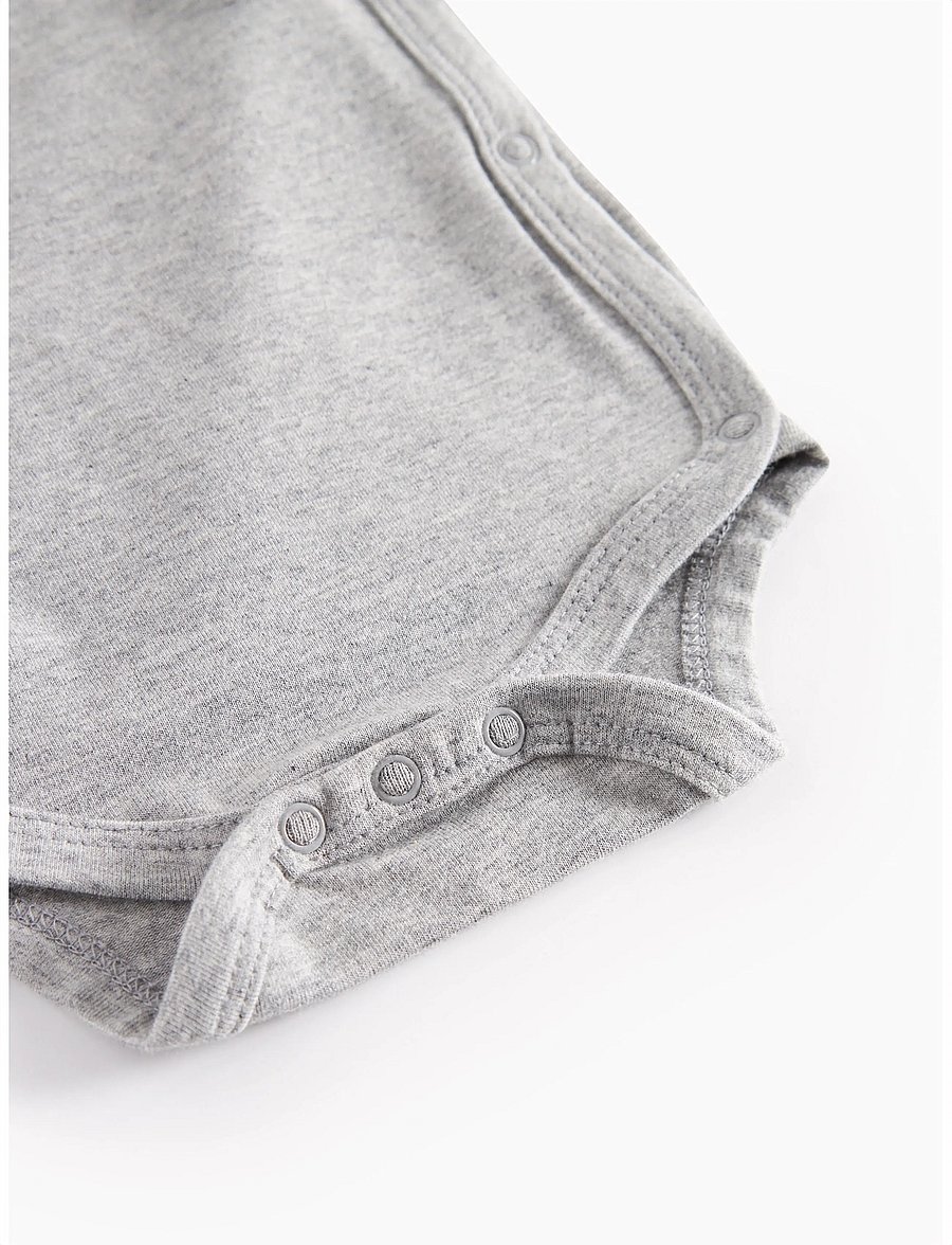 MarMar Copenhagen - Belita - långärmade bodies - light grey melange - 3