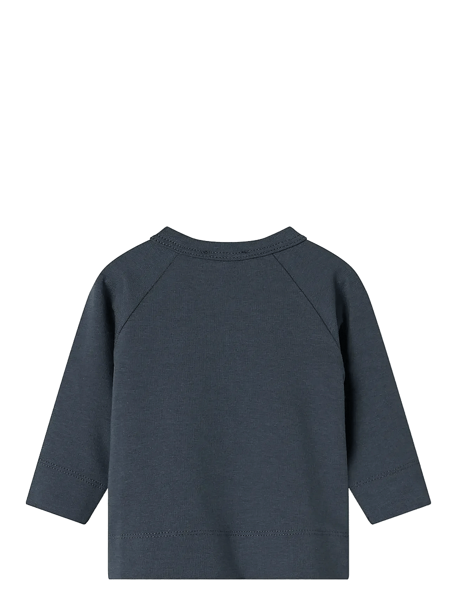 MarMar Copenhagen - Tut Wrap LS - långärmade t-shirts - blue - 1