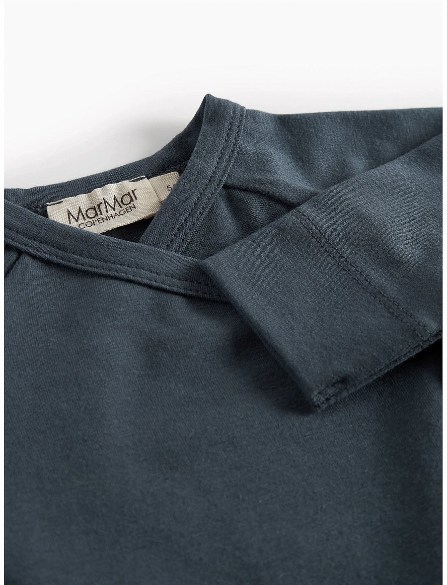 MarMar Copenhagen - Tut Wrap LS - långärmade t-shirts - blue - 2