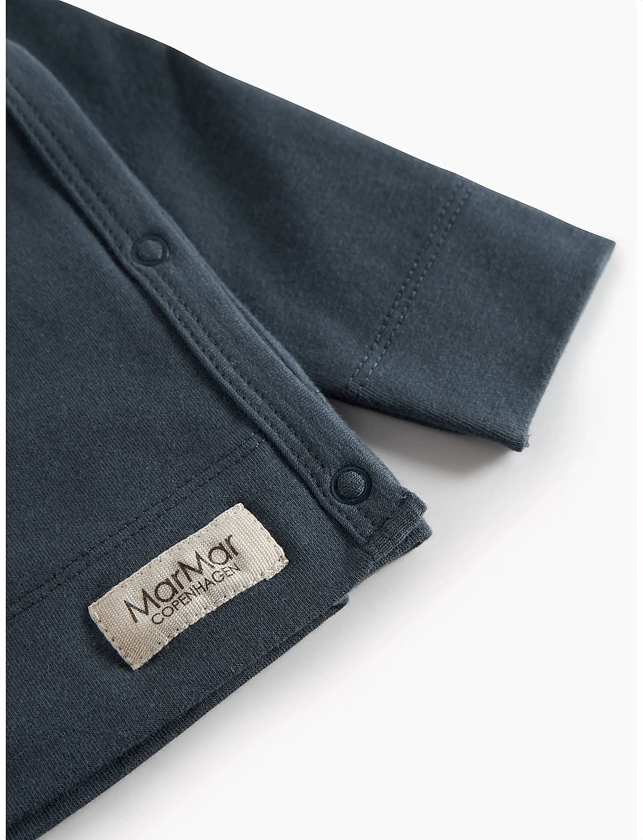 MarMar Copenhagen - Tut Wrap LS - långärmade t-shirts - blue - 3