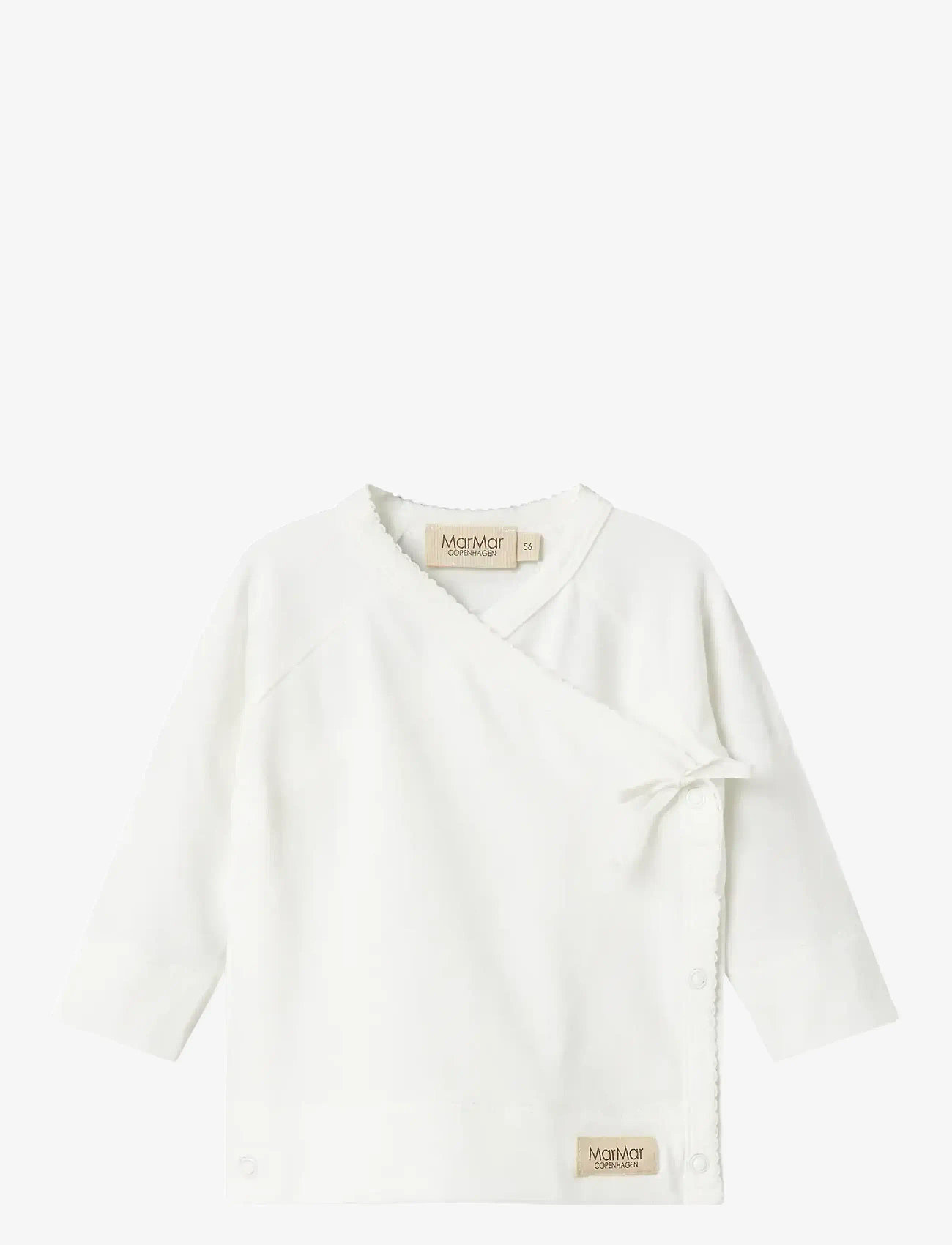MarMar Copenhagen - Tut Wrap LS - długi rękaw - gentle white - 0