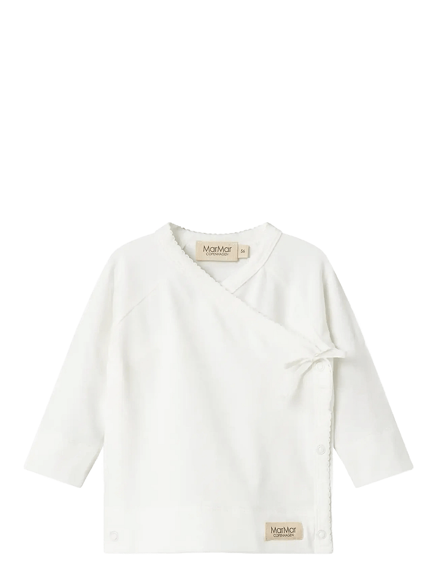 MarMar Copenhagen - Tut Wrap LS - marškinėliai ilgomis rankovėmis - gentle white - 0