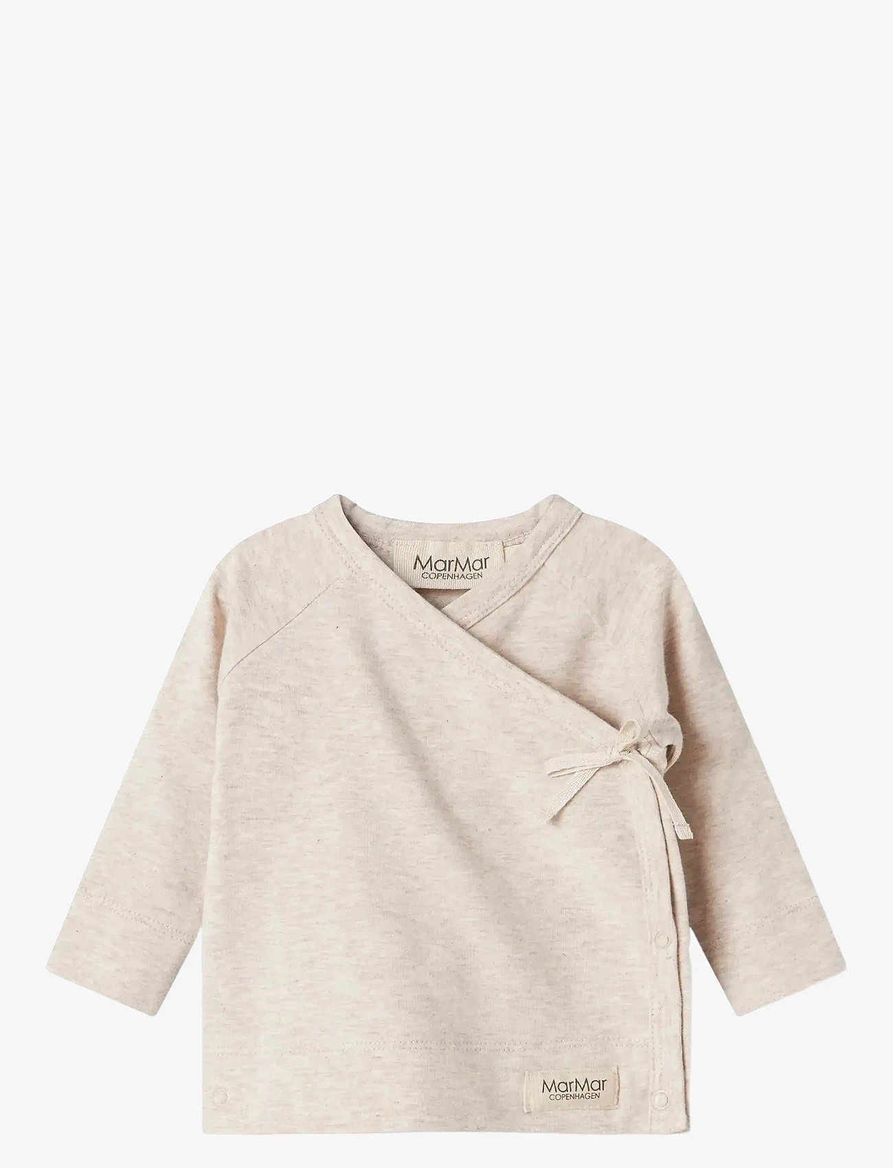 MarMar Copenhagen - Tut Wrap LS - pikkade varrukatega t-särgid - light beige mel. - 0