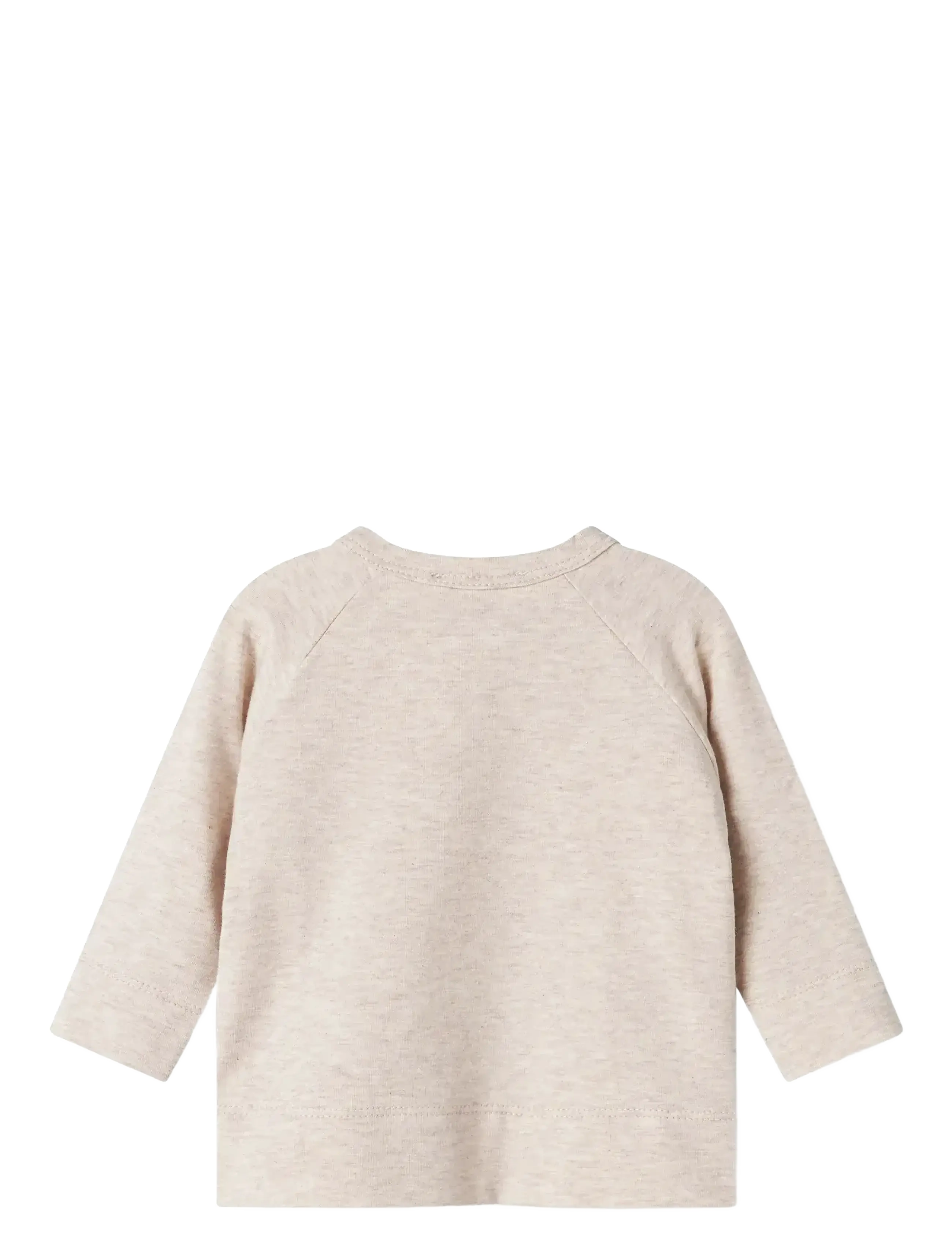 MarMar Copenhagen - Tut Wrap LS - t-krekli ar garām piedurknēm - light beige mel. - 1