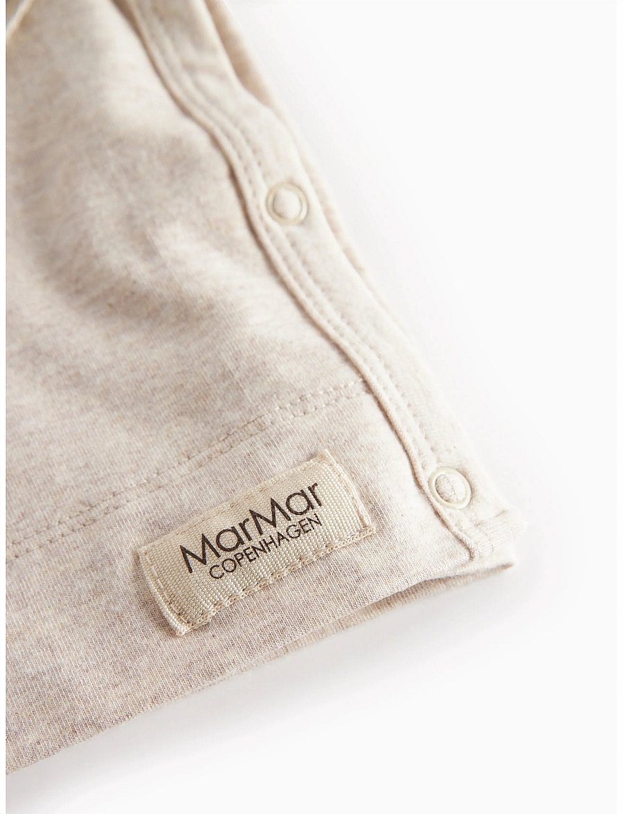 MarMar Copenhagen - Tut Wrap LS - långärmade t-shirts - light beige mel. - 3