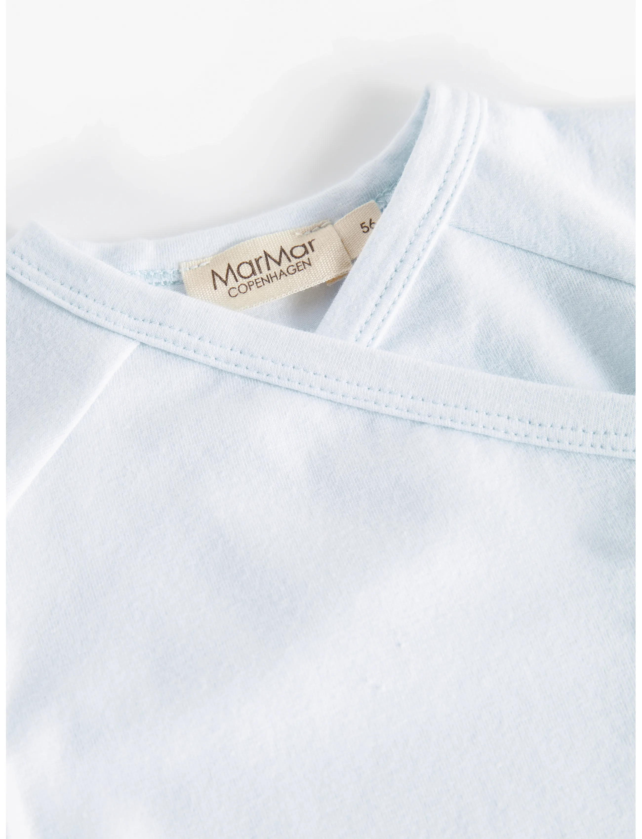 MarMar Copenhagen - Tut Wrap LS - long-sleeved t-shirts - light blue - 3