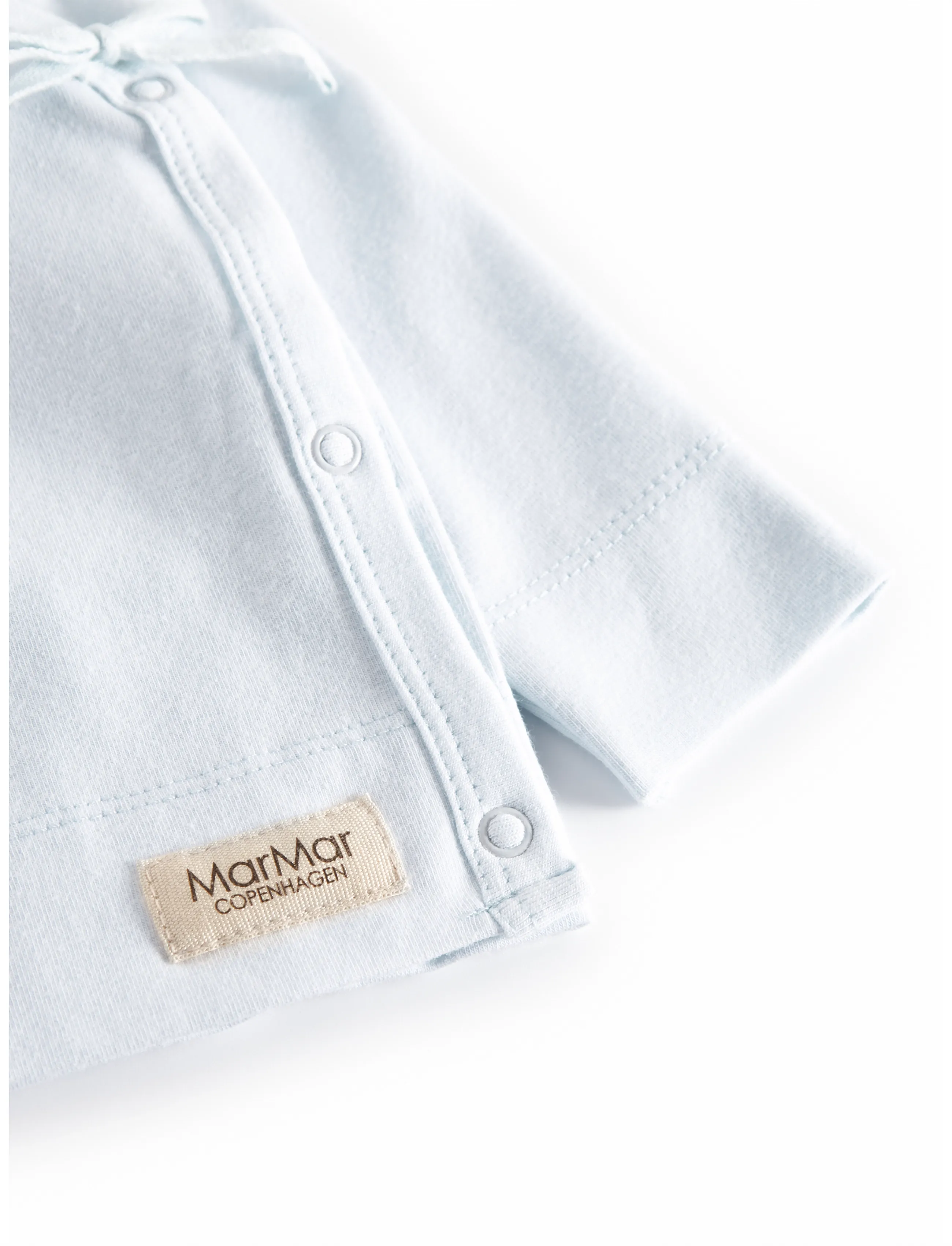MarMar Copenhagen - Tut Wrap LS - long-sleeved t-shirts - light blue - 4