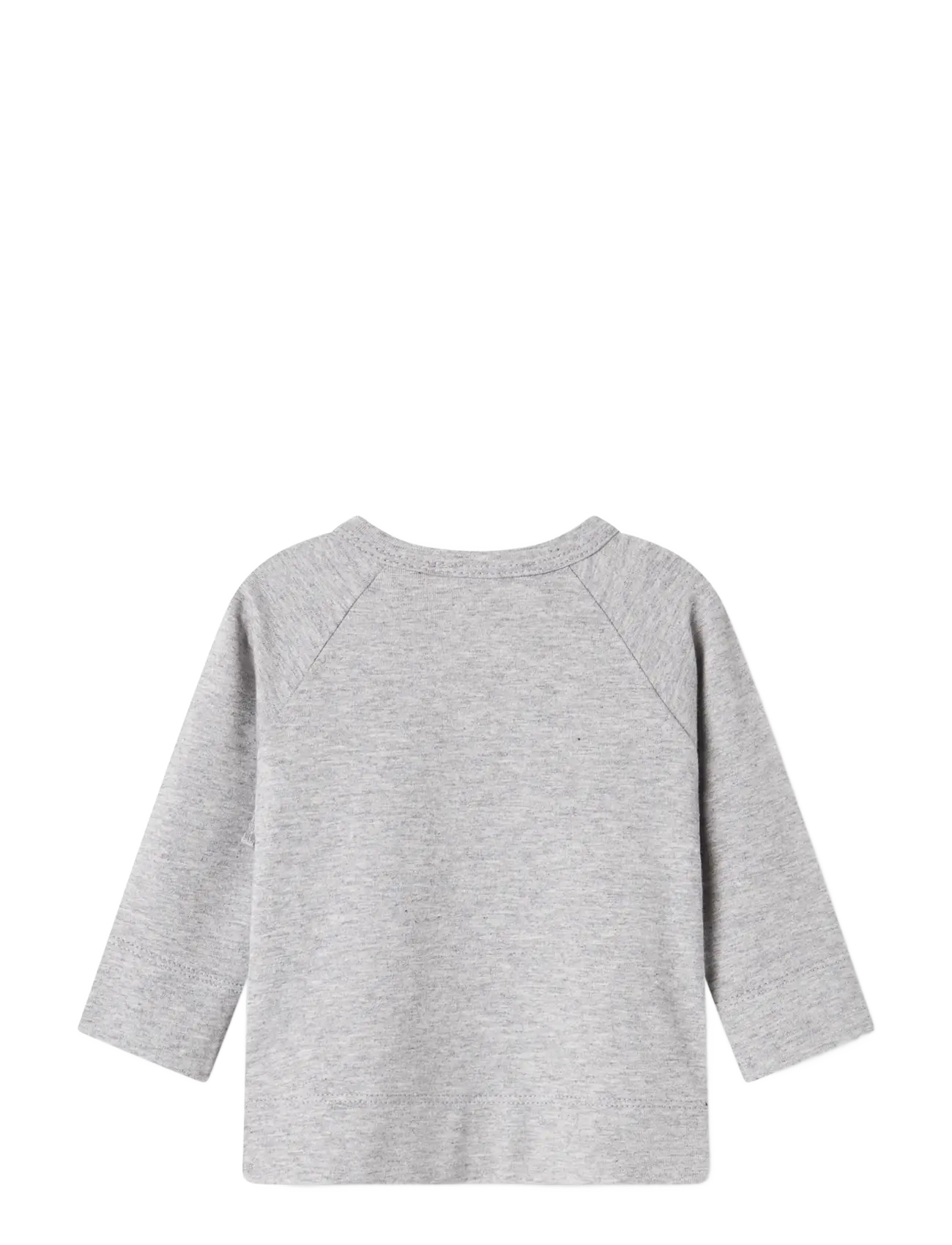 MarMar Copenhagen - Tut Wrap LS - pikkade varrukatega t-särgid - light grey melange - 1