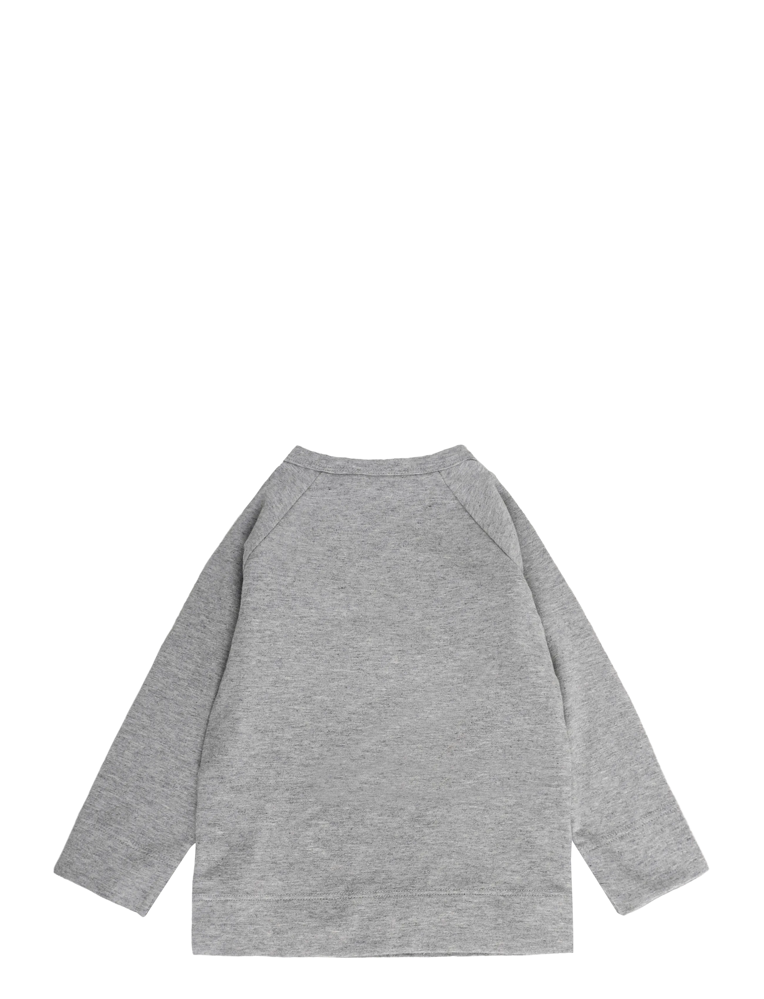 MarMar Copenhagen - Tut Wrap LS - långärmade t-shirts - light grey melange - 1