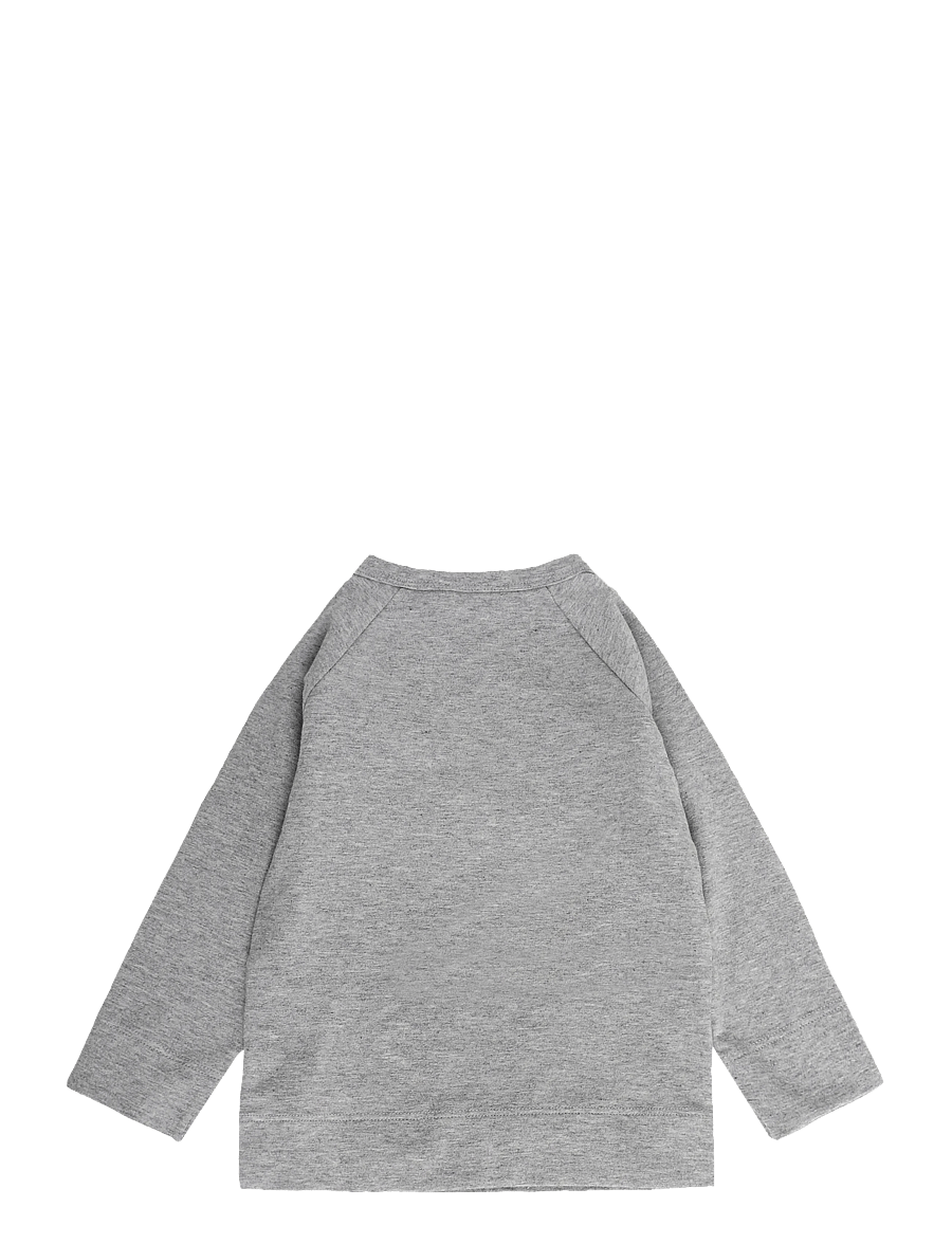 MarMar Copenhagen - Tut Wrap LS - långärmade t-shirts - light grey melange - 1
