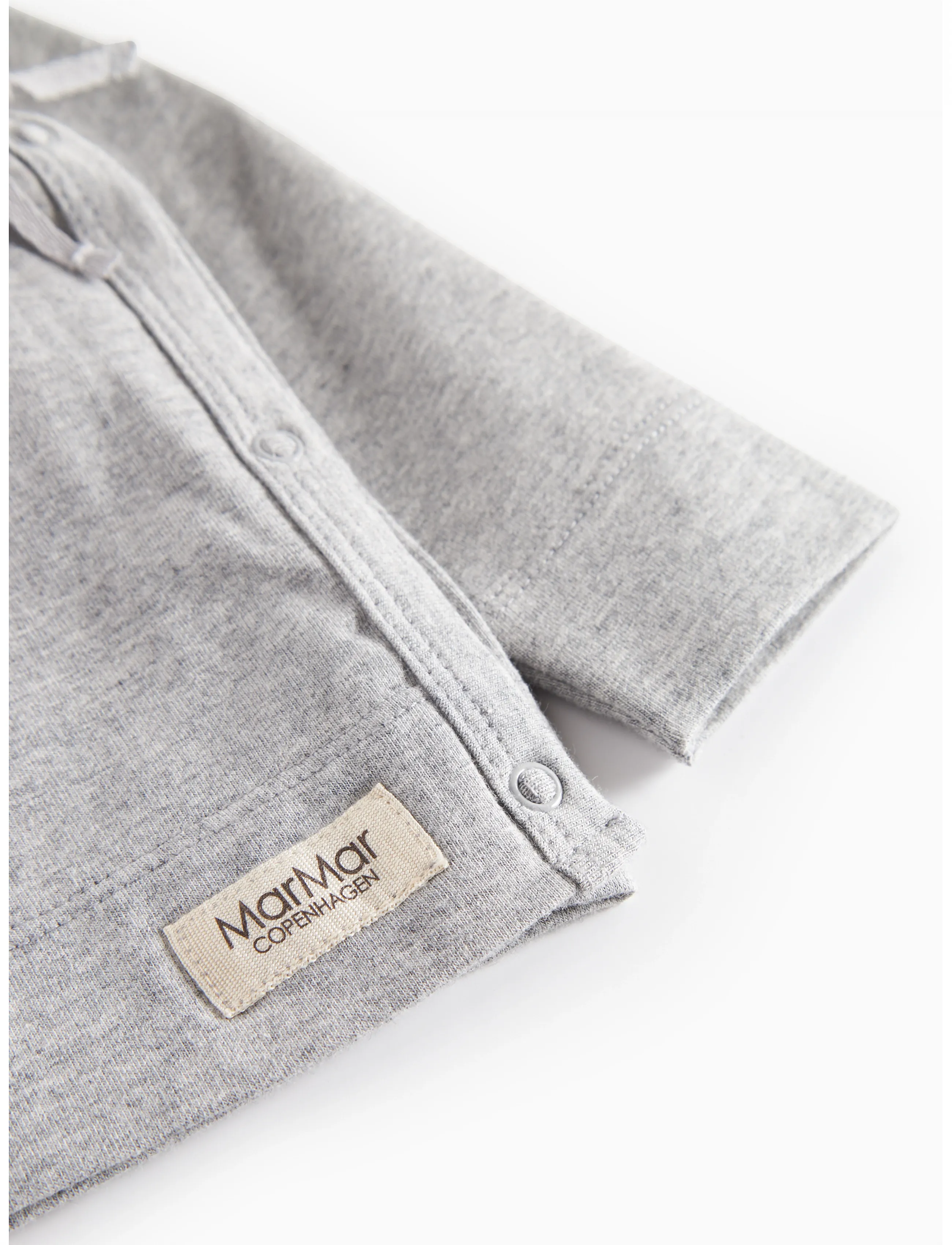 MarMar Copenhagen - Tut Wrap LS - pikkade varrukatega t-särgid - light grey melange - 3