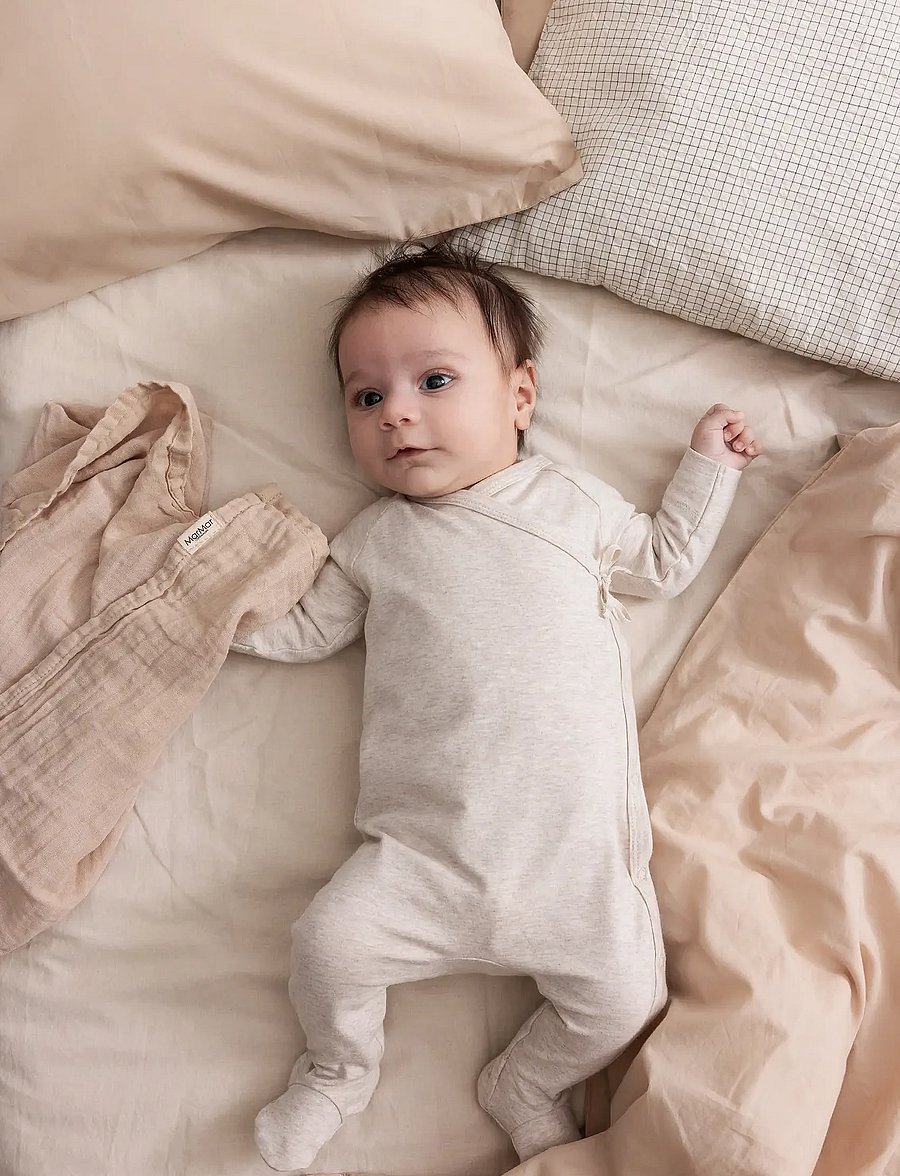 MarMar Copenhagen - Rubetta - långärmade bodysuits - light beige mel. - 0