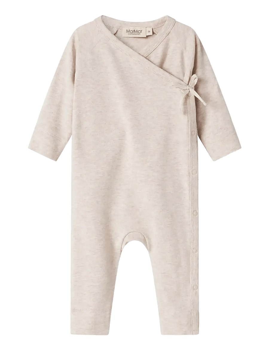 MarMar Copenhagen - Rula - långärmade bodysuits - light beige mel. - 0