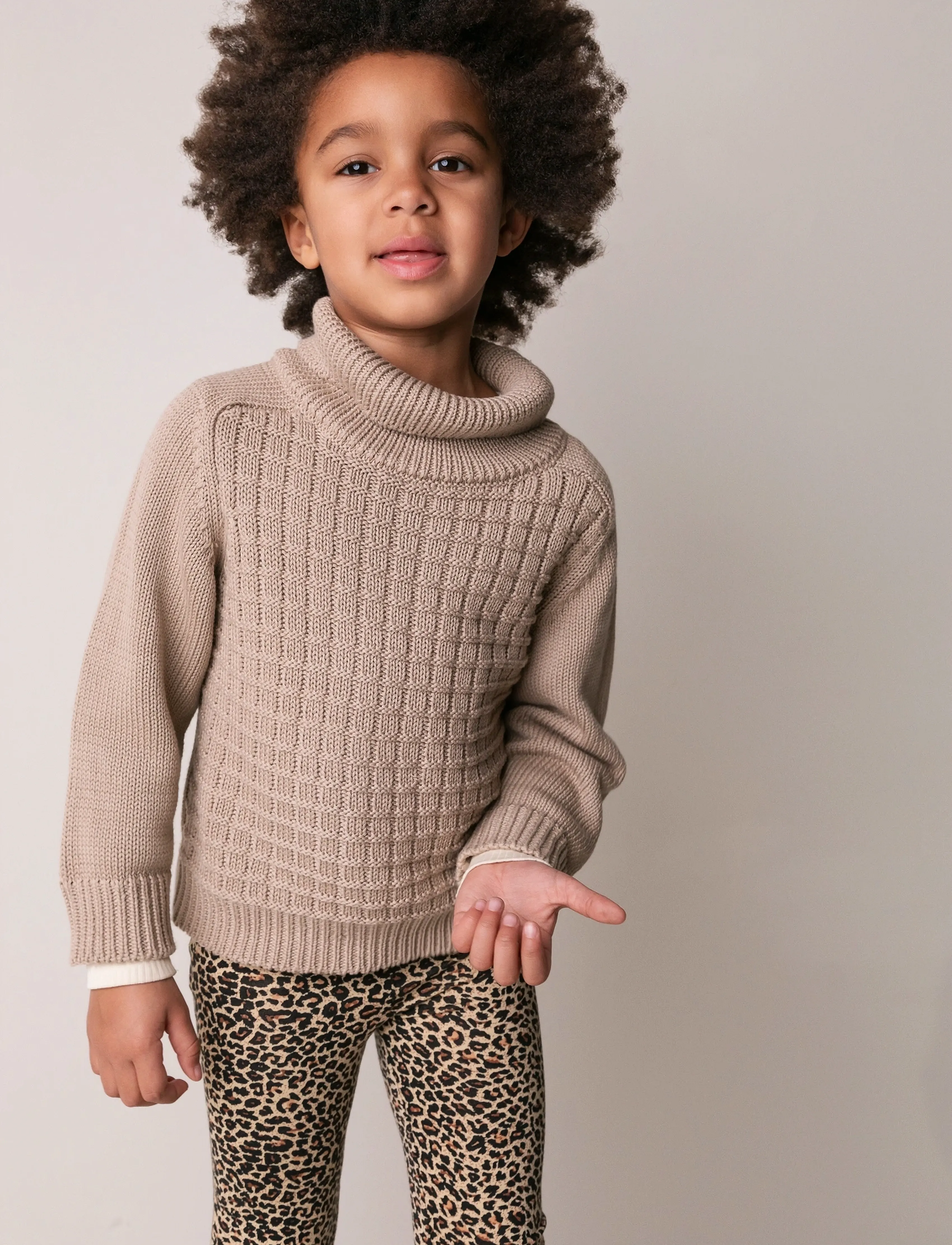 MarMar Copenhagen Leo Leg, 134, Unterteile, Braun - Leggings, Kinder