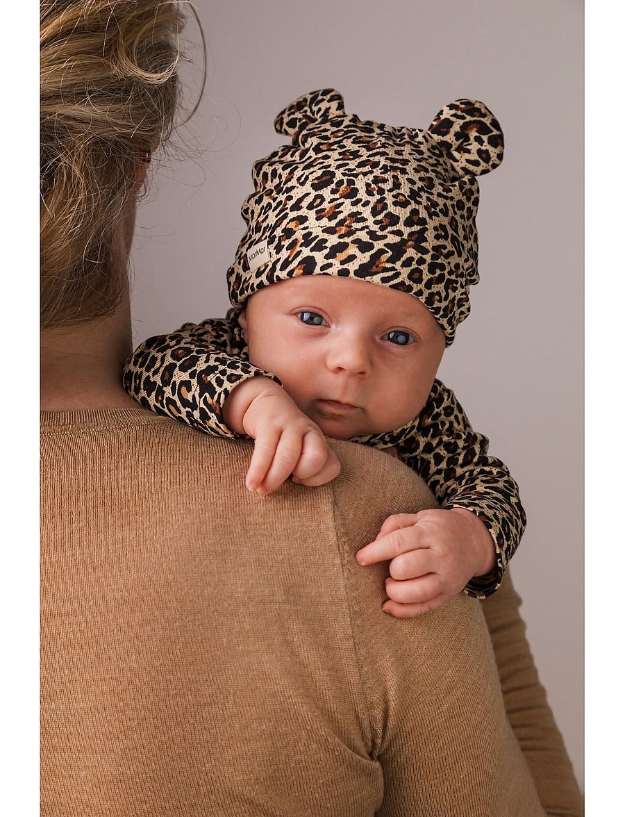 MarMar Copenhagen - Leo Aiko Ear - babymössor - brown leo - 0