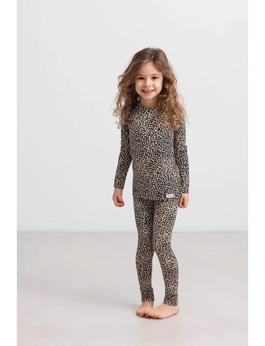 MarMar Copenhagen - Leo Leg - leggings - brown leo - 0