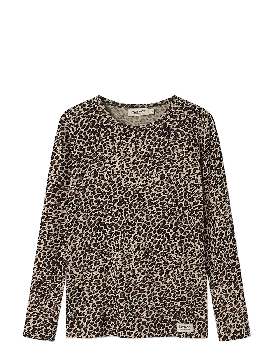 MarMar Copenhagen - Leo Tee - langärmelig - brown leo - 1
