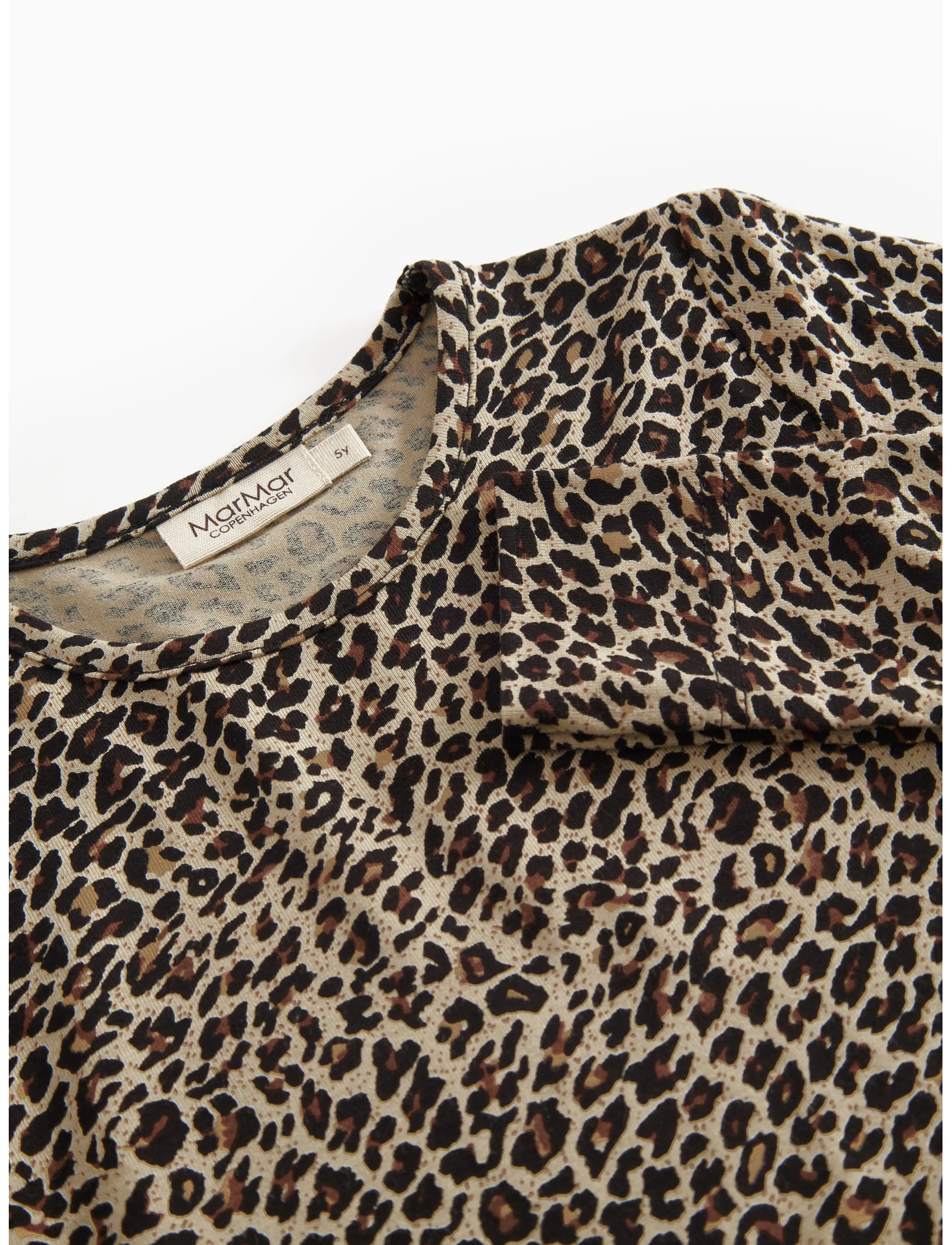 MarMar Copenhagen - Leo Tee - långärmade t-shirts - brown leo - 4