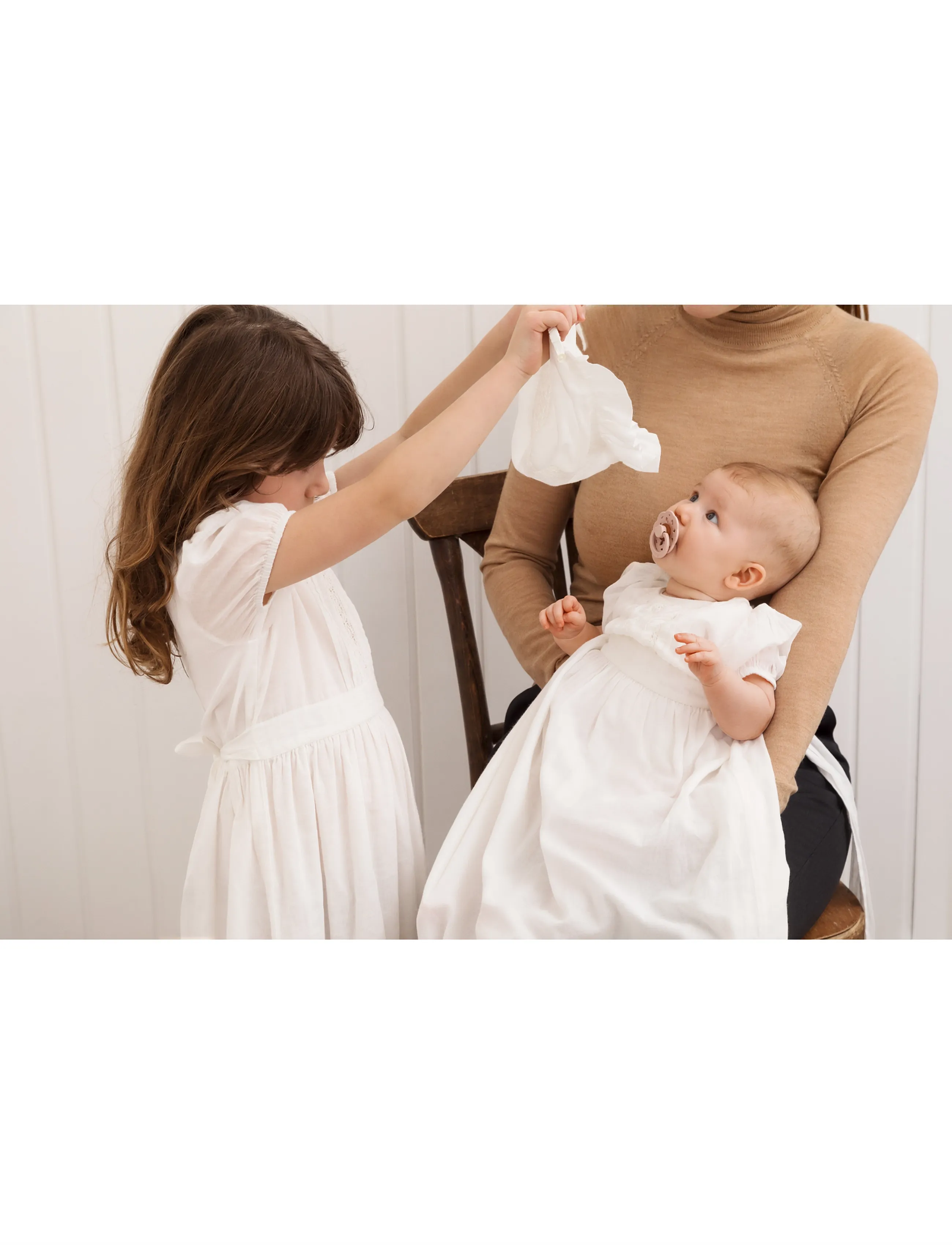 MarMar Copenhagen Daisa Christening Dress - Kleider & Röcke - CLOUD / white