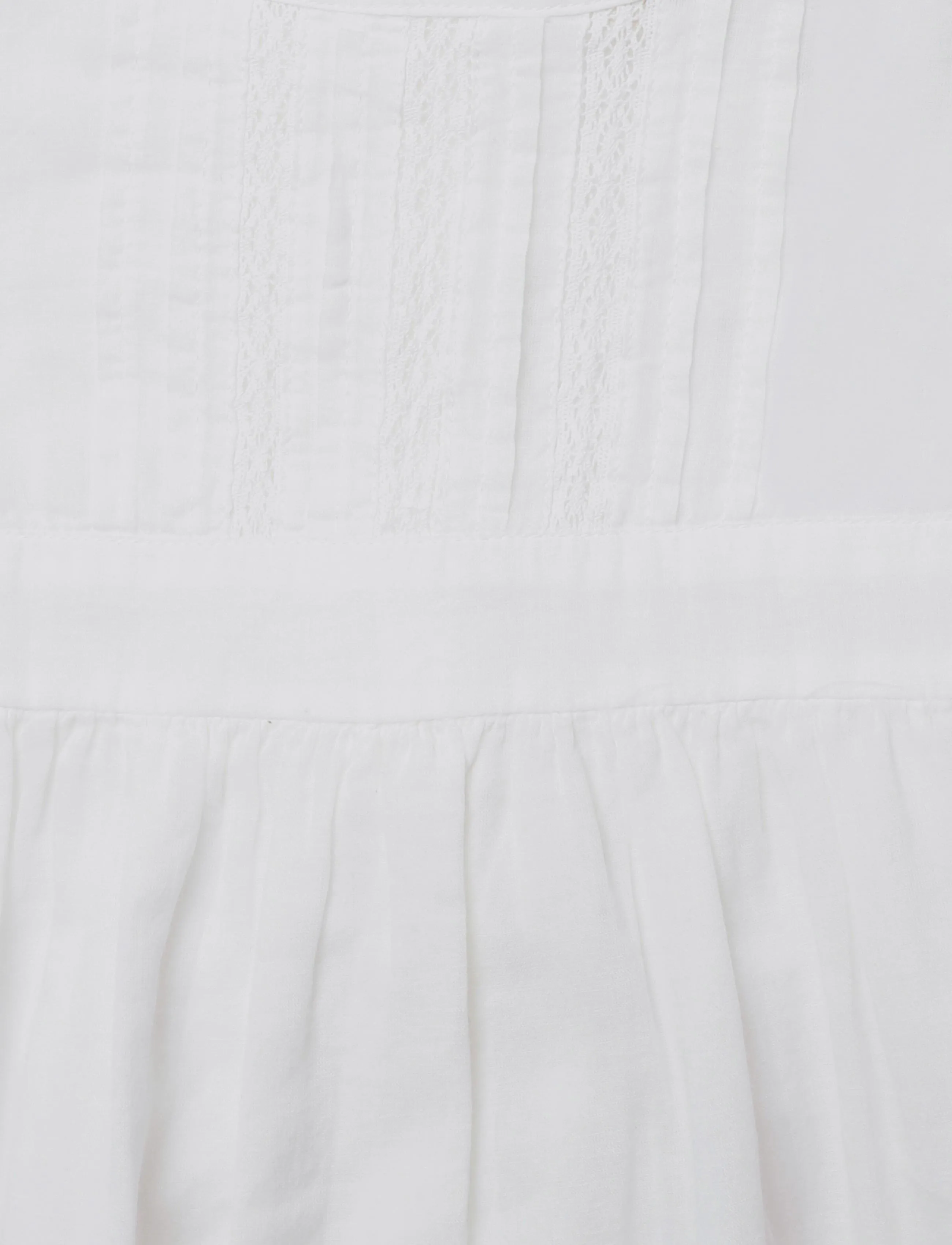 MarMar Copenhagen - Daisa Christening Dress - kurzärmelige babykleider - cloud - 5
