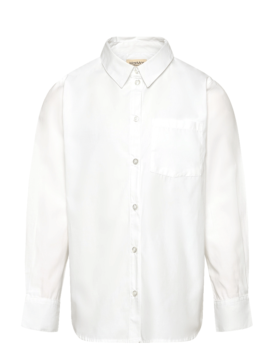 MarMar Copenhagen - Tommy - long-sleeved shirts - white - 0