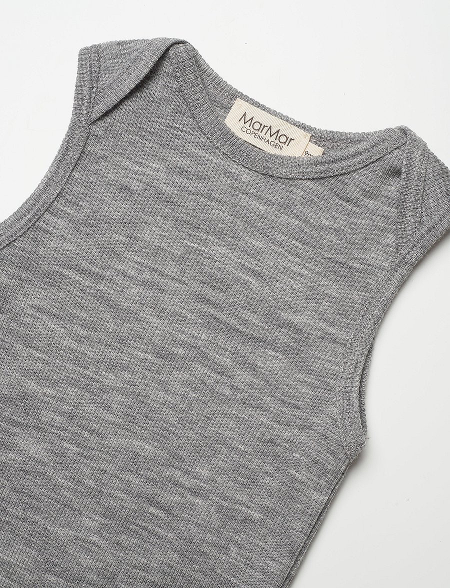 MarMar Copenhagen - Bini - varrukateta bodid - grey melange - 2