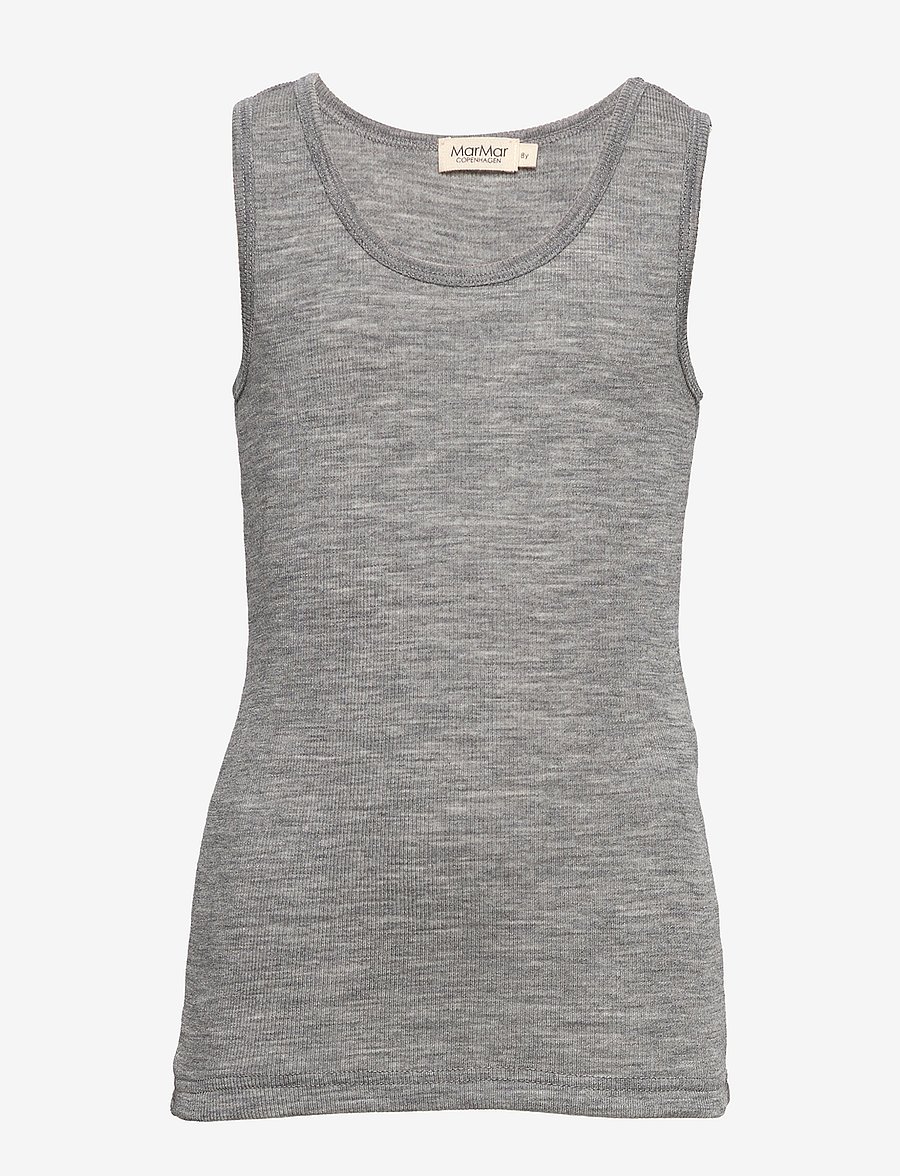 MarMar Copenhagen - Tavi - tank tops - grey melange - 0