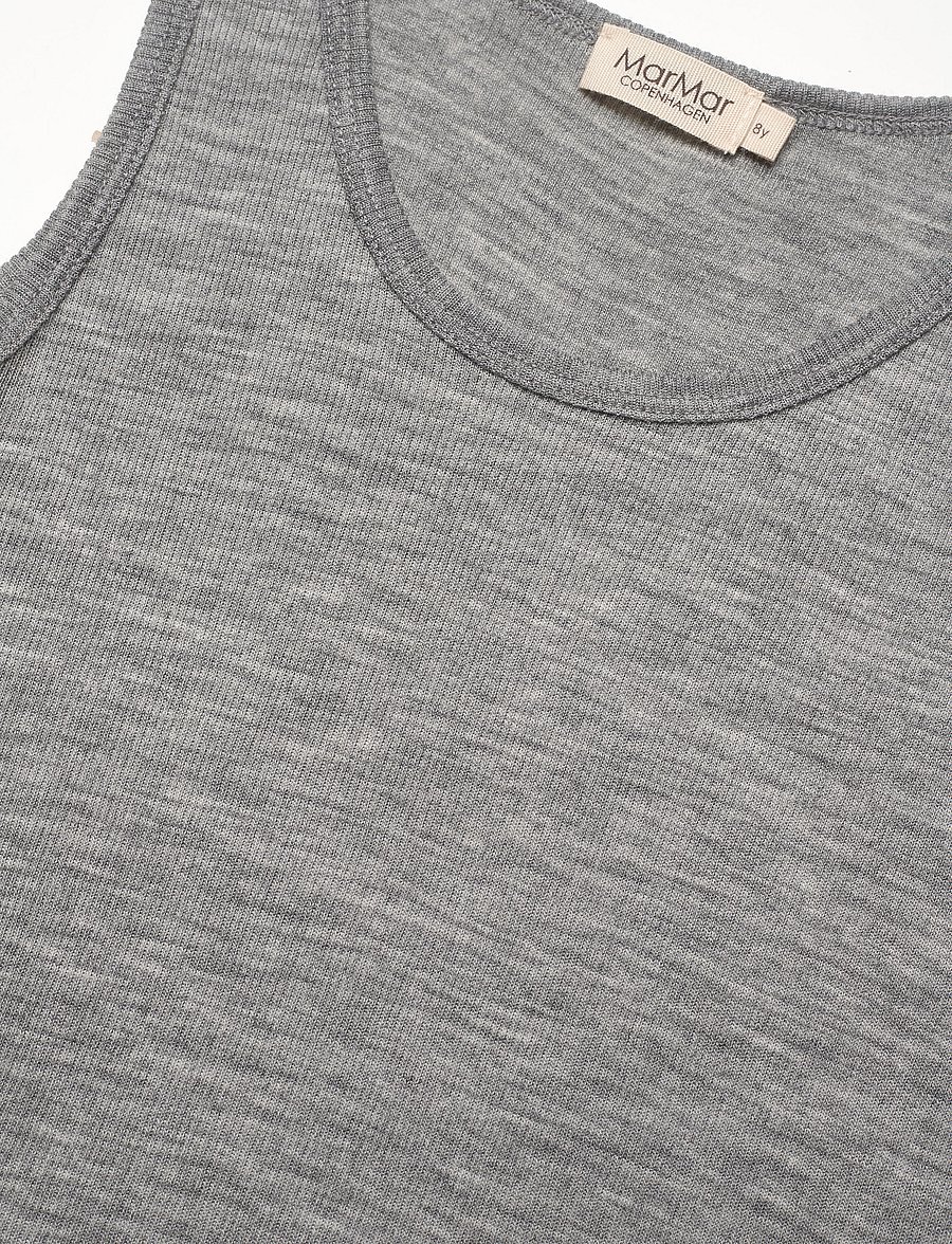 MarMar Copenhagen - Tavi - tank tops - grey melange - 2
