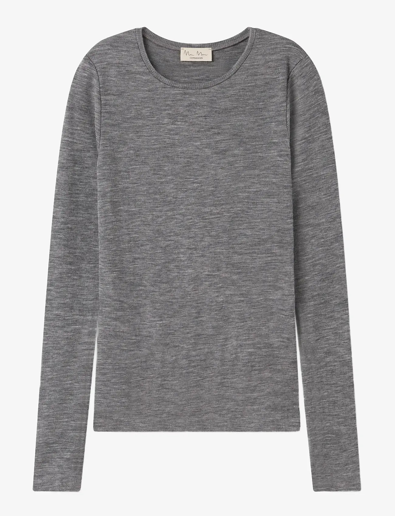 MarMar Copenhagen - Tamra W - langärmlige tops - grey melange - 1
