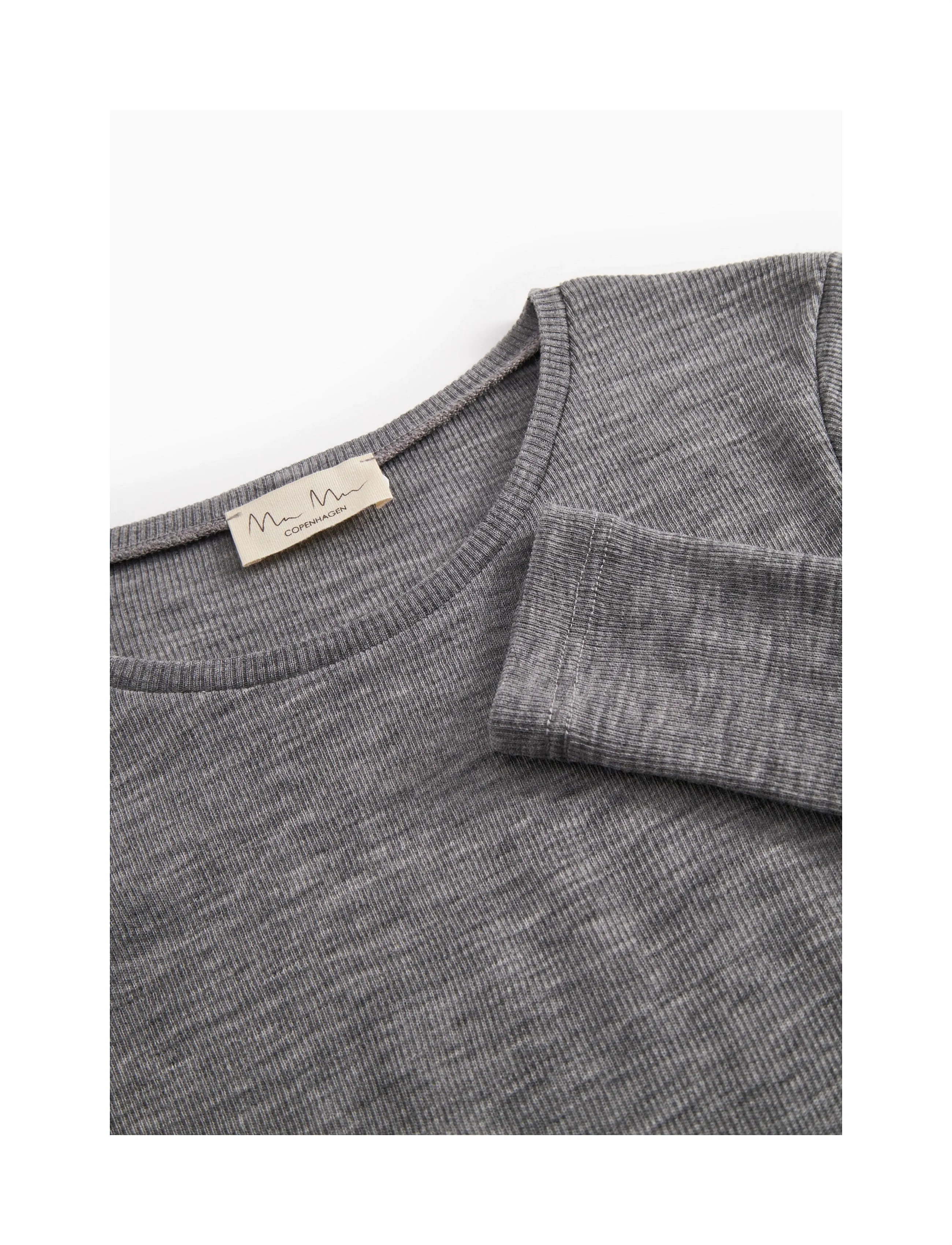 MarMar Copenhagen - Tamra W - long-sleeved tops - grey melange - 4
