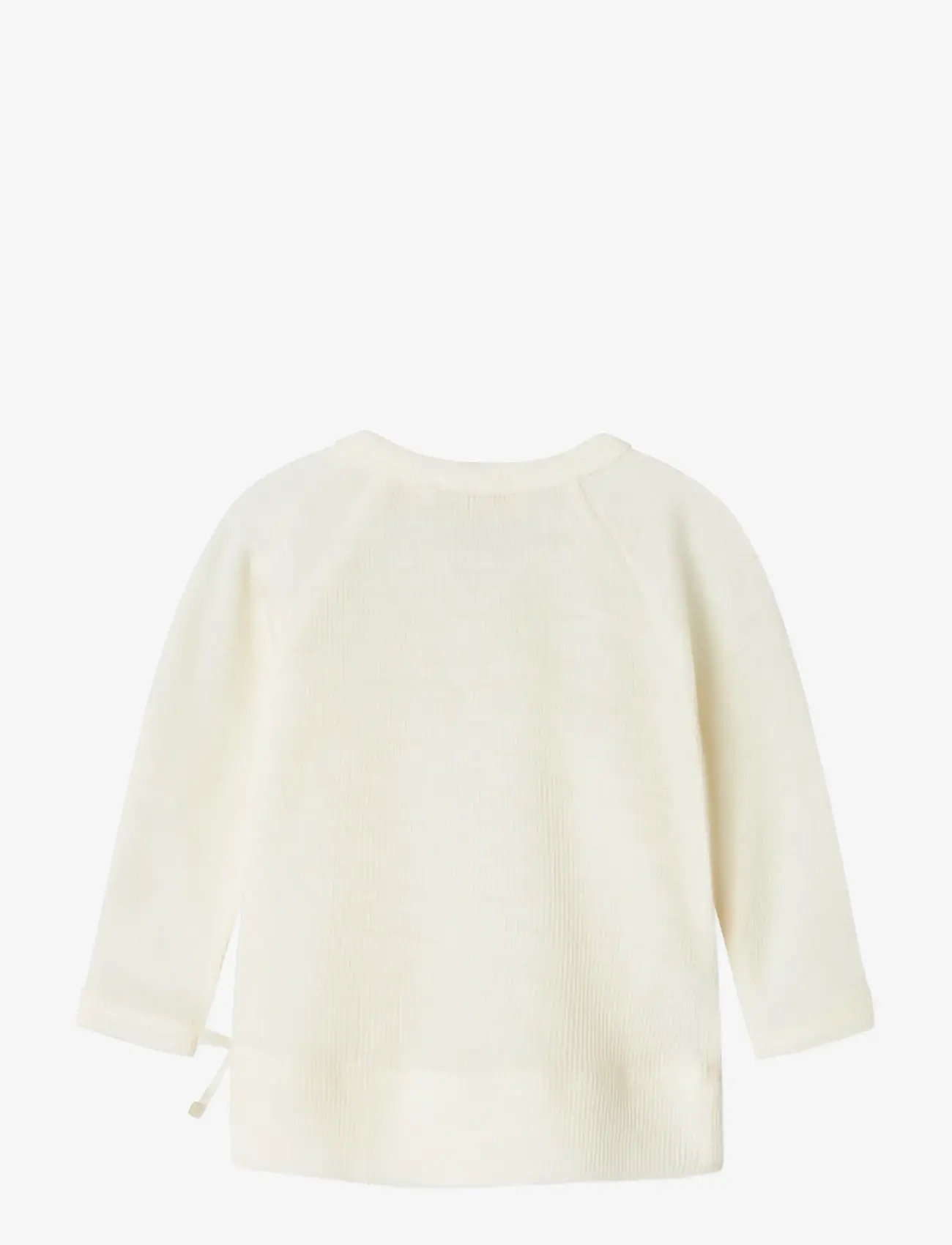 MarMar Copenhagen - Tut Wrap LS - t-krekli ar garām piedurknēm - natural - 1