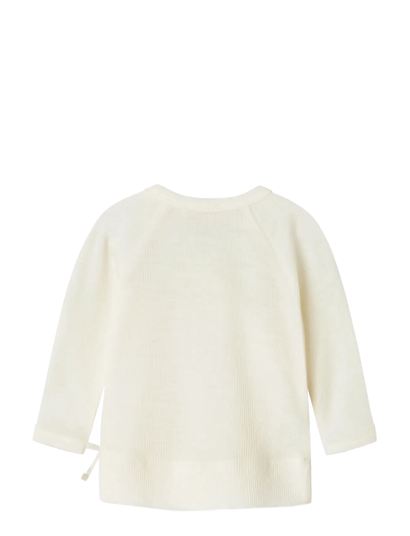 MarMar Copenhagen - Tut Wrap LS - t-krekli ar garām piedurknēm - natural - 1