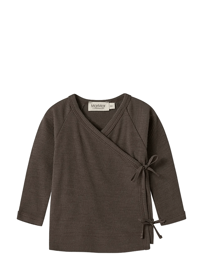 MarMar Copenhagen - Tut Wrap LS - pitkähihaiset t-paidat - terre - 0