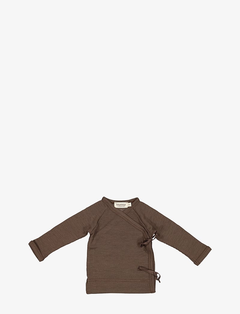 MarMar Copenhagen - Tut Wrap LS - marškinėliai ilgomis rankovėmis - terre - 0