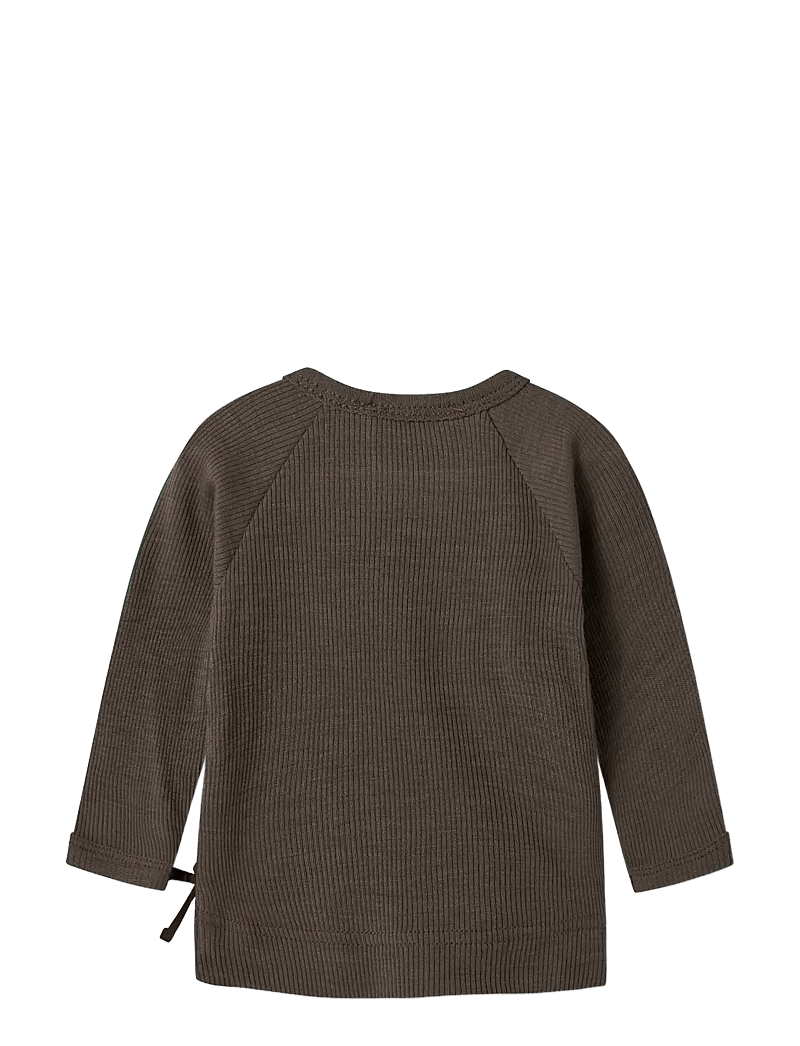 MarMar Copenhagen - Tut Wrap LS - pitkähihaiset t-paidat - terre - 1