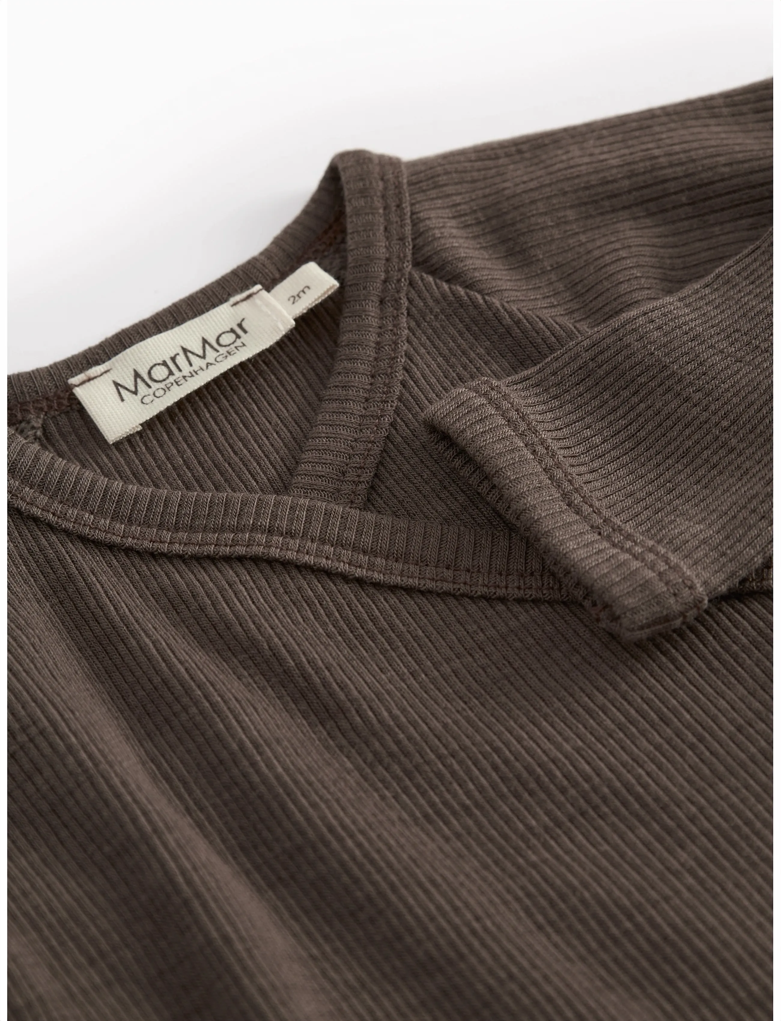 MarMar Copenhagen - Tut Wrap LS - langærmede t-shirts - terre - 2