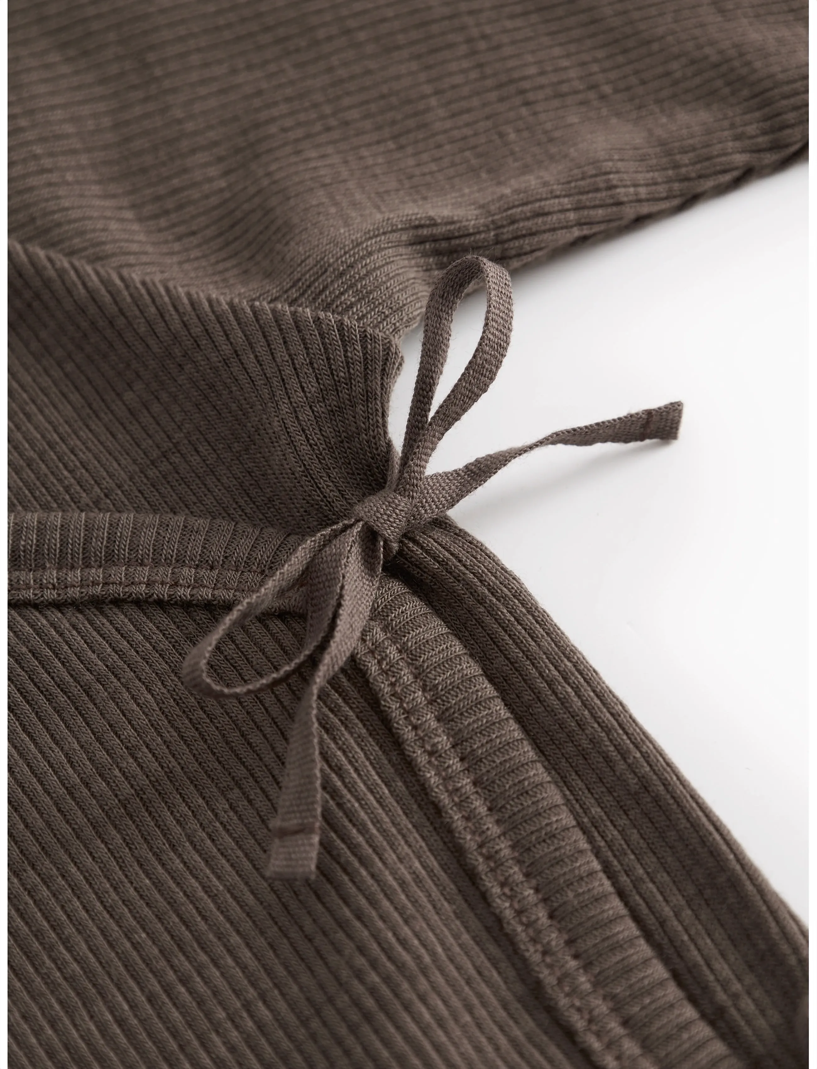 MarMar Copenhagen - Tut Wrap LS - langærmede t-shirts - terre - 3