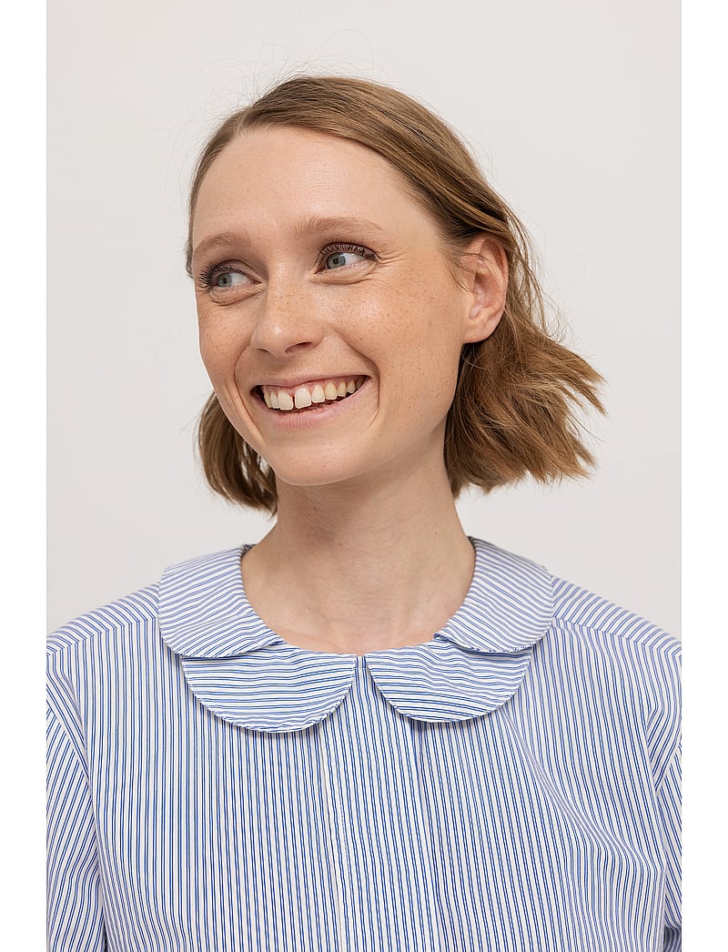 MarMar Copenhagen - Toka W - blouses - bolich blue strips - 0